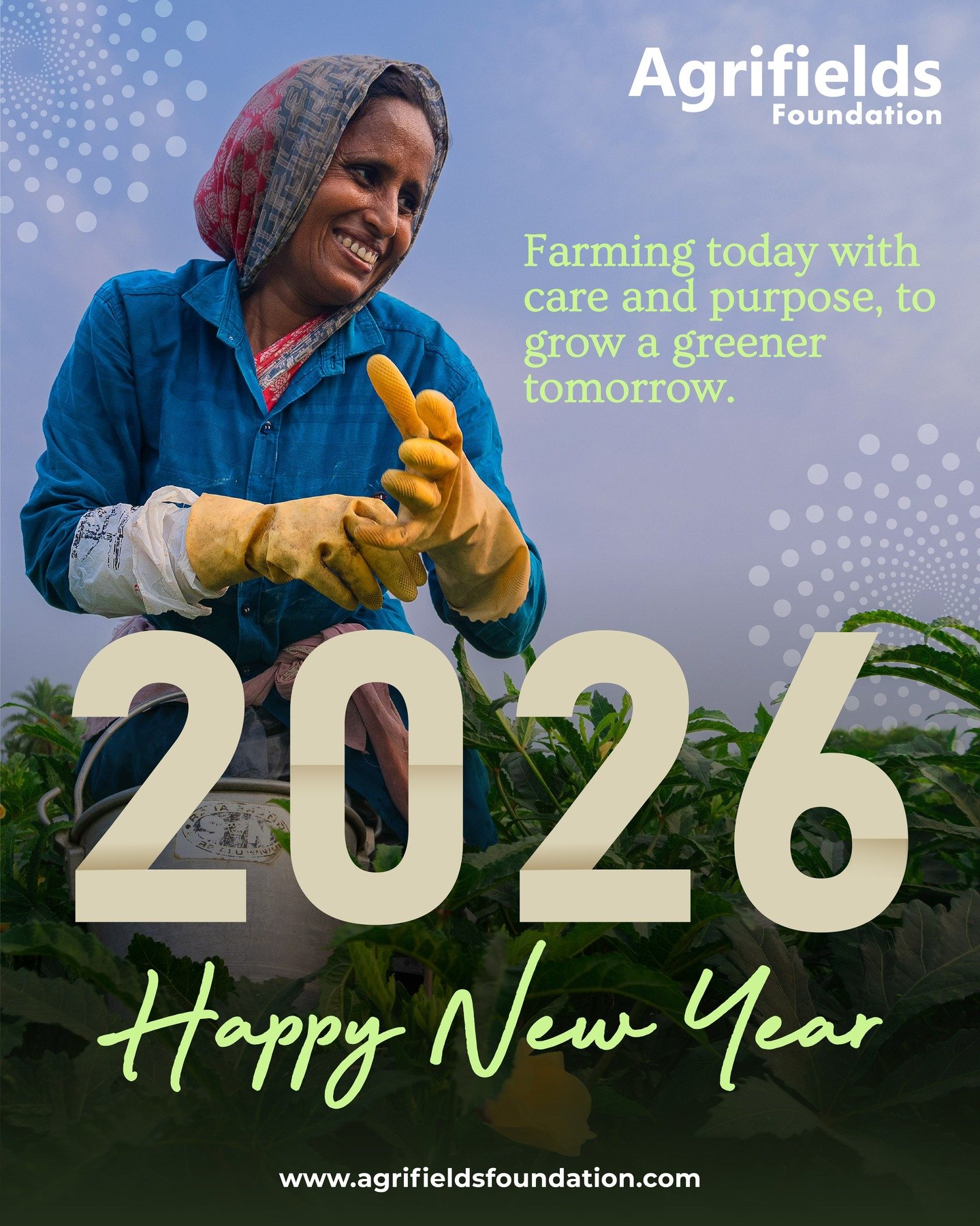 Cheers to a year of growth, green fields, and thriving communities! 🌱 As we step into 2026, we continue our journey of empowering farmers and nurturing sustainable farming. 

Exciting things are sprouting&mdash;our Farmers Learning Centre is opening