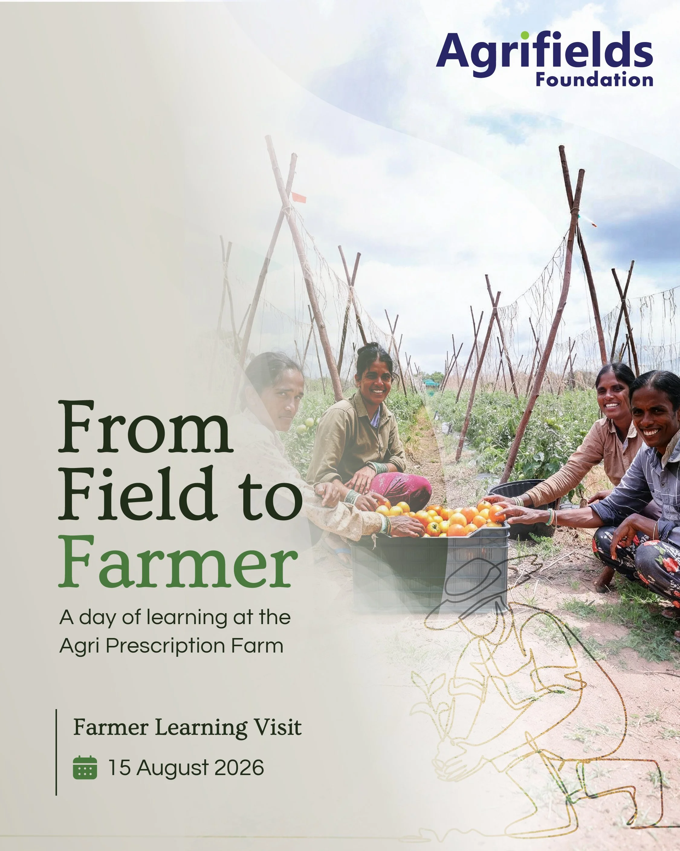 This Independence Day, 40 farmers joined us at the Agrifields Foundation Prescription Farm Lab for a day of learning in the field. 🌱

Farmers explored our ongoing experiments with minimum pesticide use, biological inputs, balanced crop nutrition and