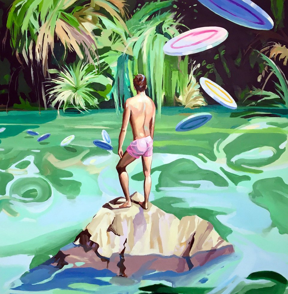 Christopher Winter, The River, 2022, acrylic_canvas, 110x110cm.jpeg
