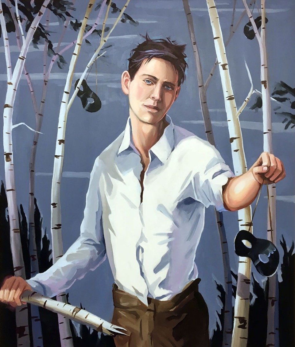 Christopher Winter, Wild Wood, 2023, acrylic_canvas, 130x110cm.jpeg