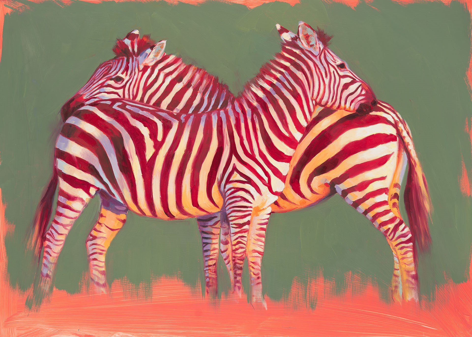 Catherine Ingleby, Zebra Sunset, 50 x 70cm, £1975.jpg