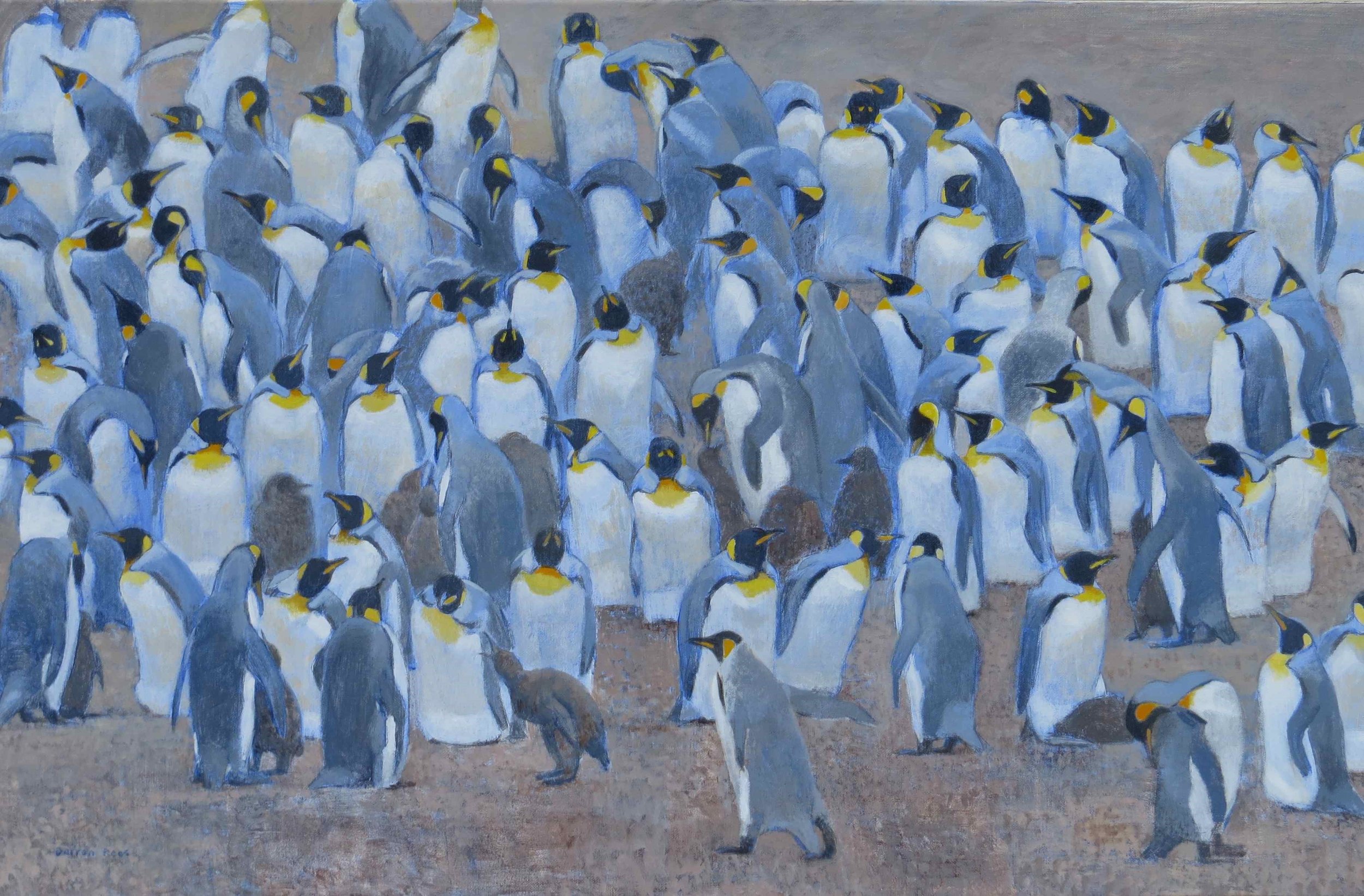 Darren Rees, 'King Colony', acrylic on canvas, 80 x 115cm, £7950.jpg