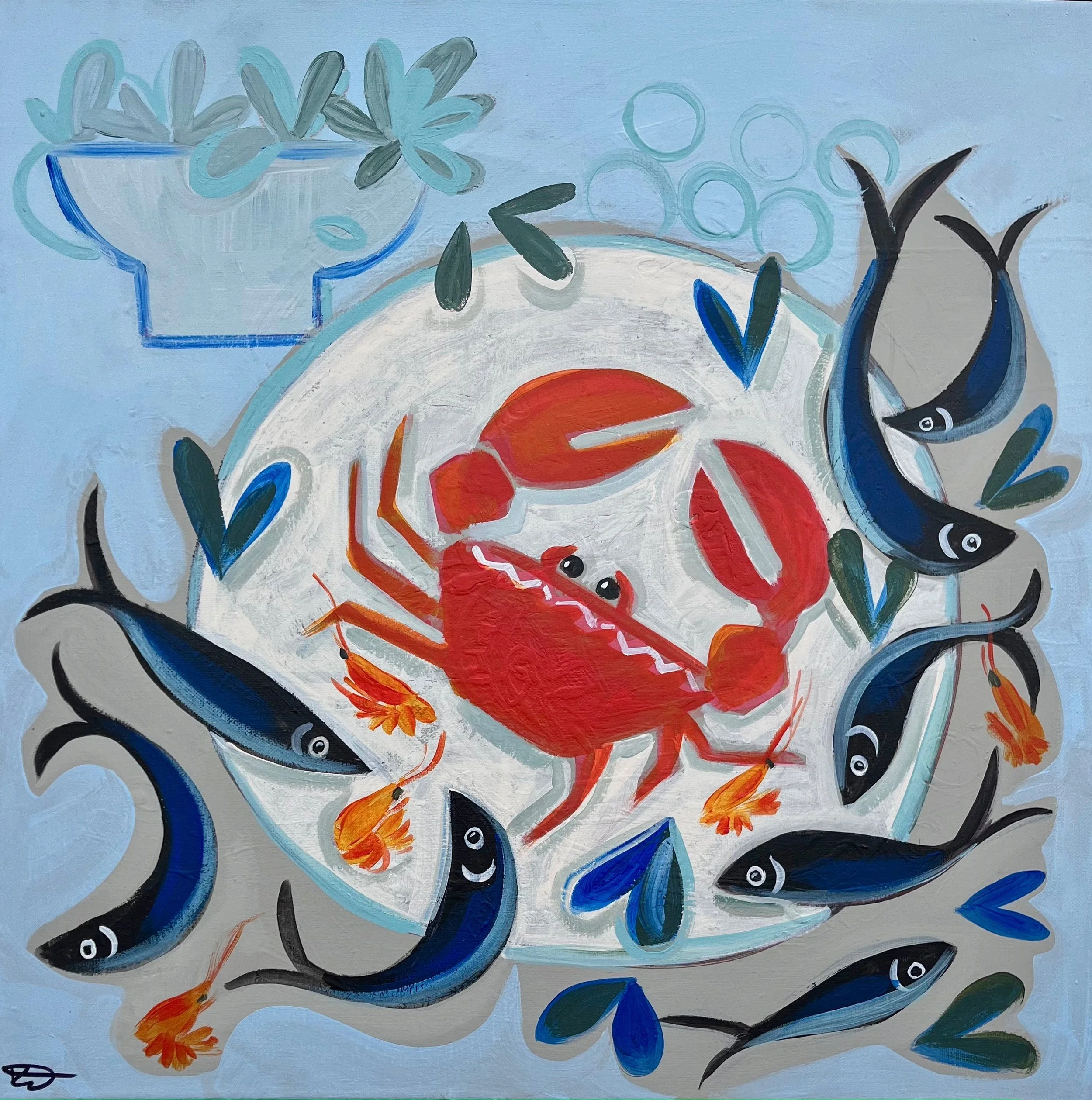 Marissa Weatherhead RCA, Seafood on a Plate