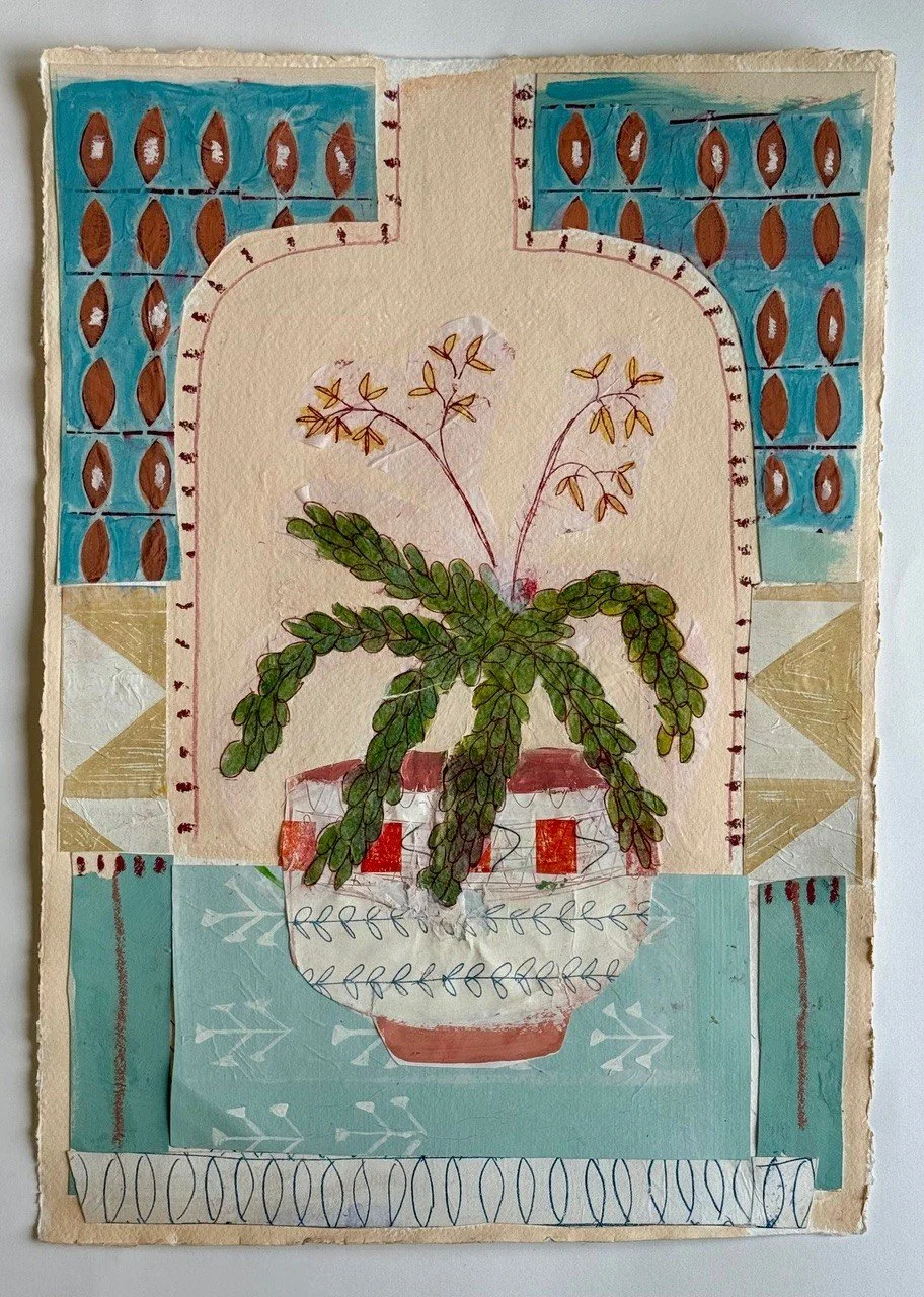 🔴 Andrea Curtis, Sketchbook Collage no.8