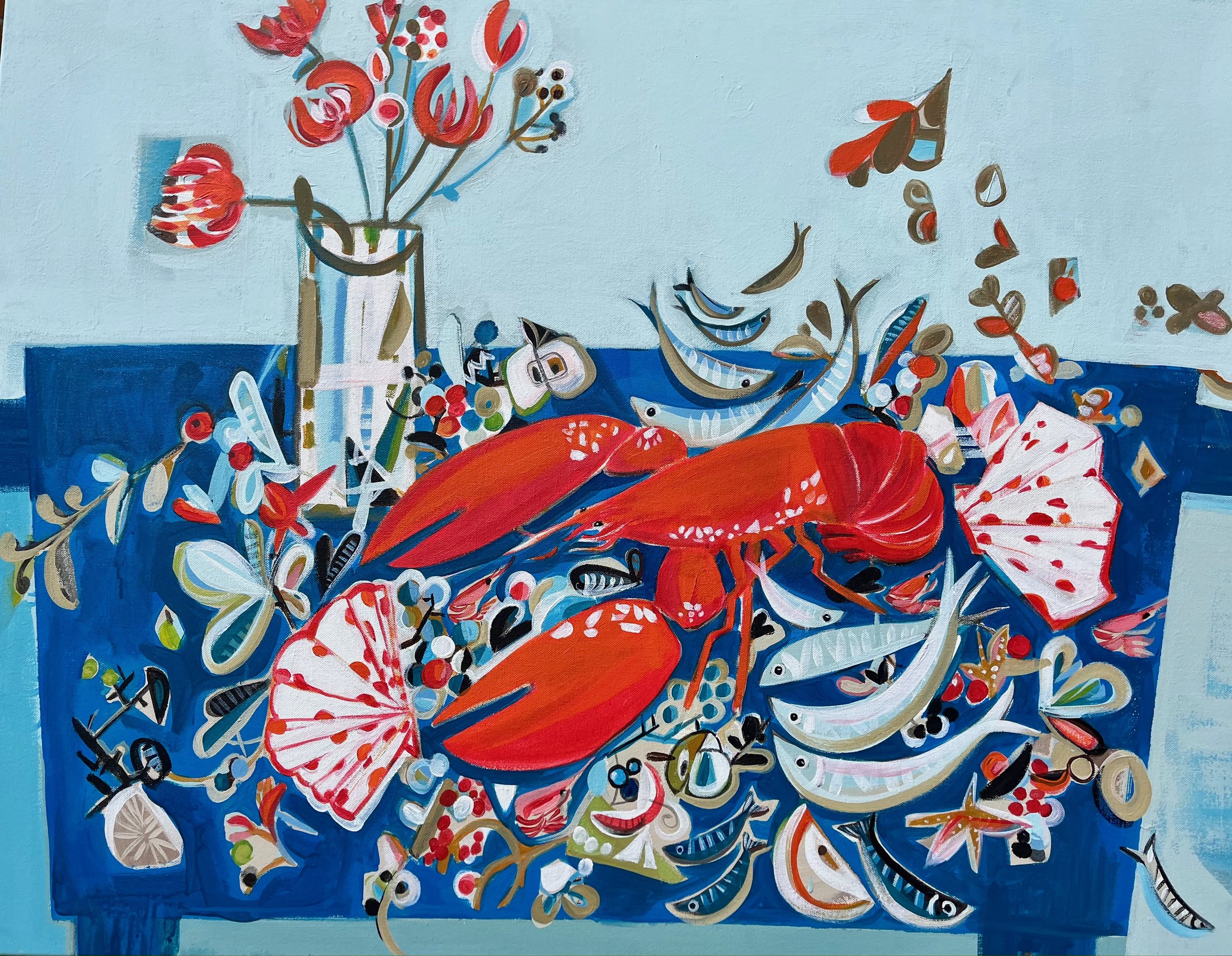 Marissa Weatherhead RCA, Sea Blue Table