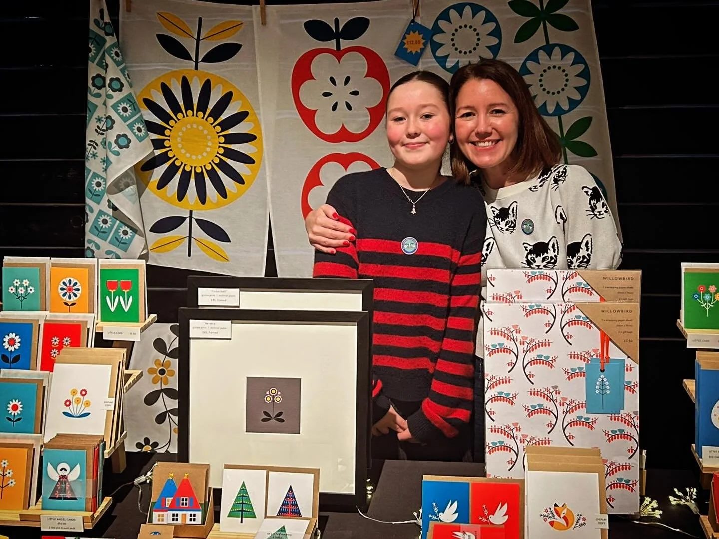 What a brilliant weekend at the @endlesslovecreative Winter Market in the lovely Fruitmarket warehouse 💫 with my saleswoman extraordinaire @daisy_moon_george 🤩

Thanks to all of you who braved the Edinburgh weather to see us and left with a little 