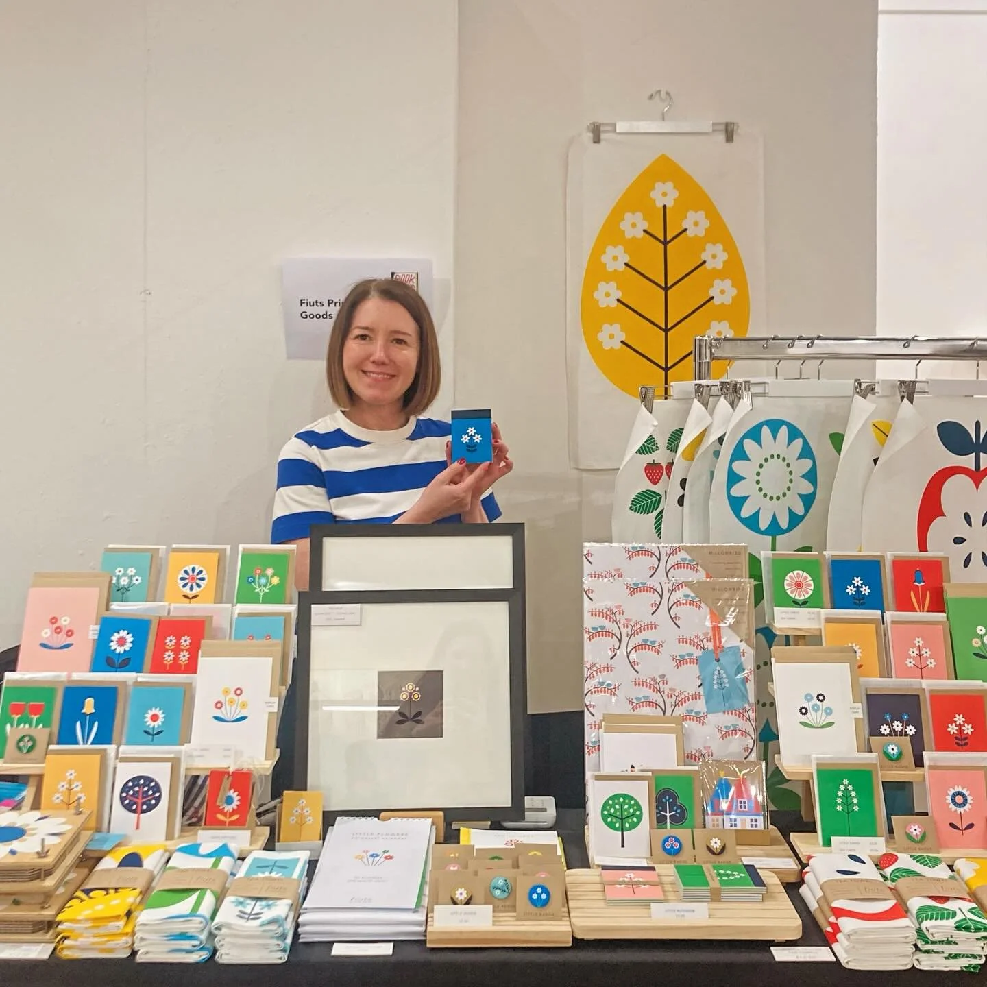 An amazing day at ECA&rsquo;s 10th Bookmarks fair! So many visitors! and such a stunning showcase of work from students and professional designer makers. 
Well done to my @ecatextilesdepartment students
and a massive thanks to @ecaillustration and @t