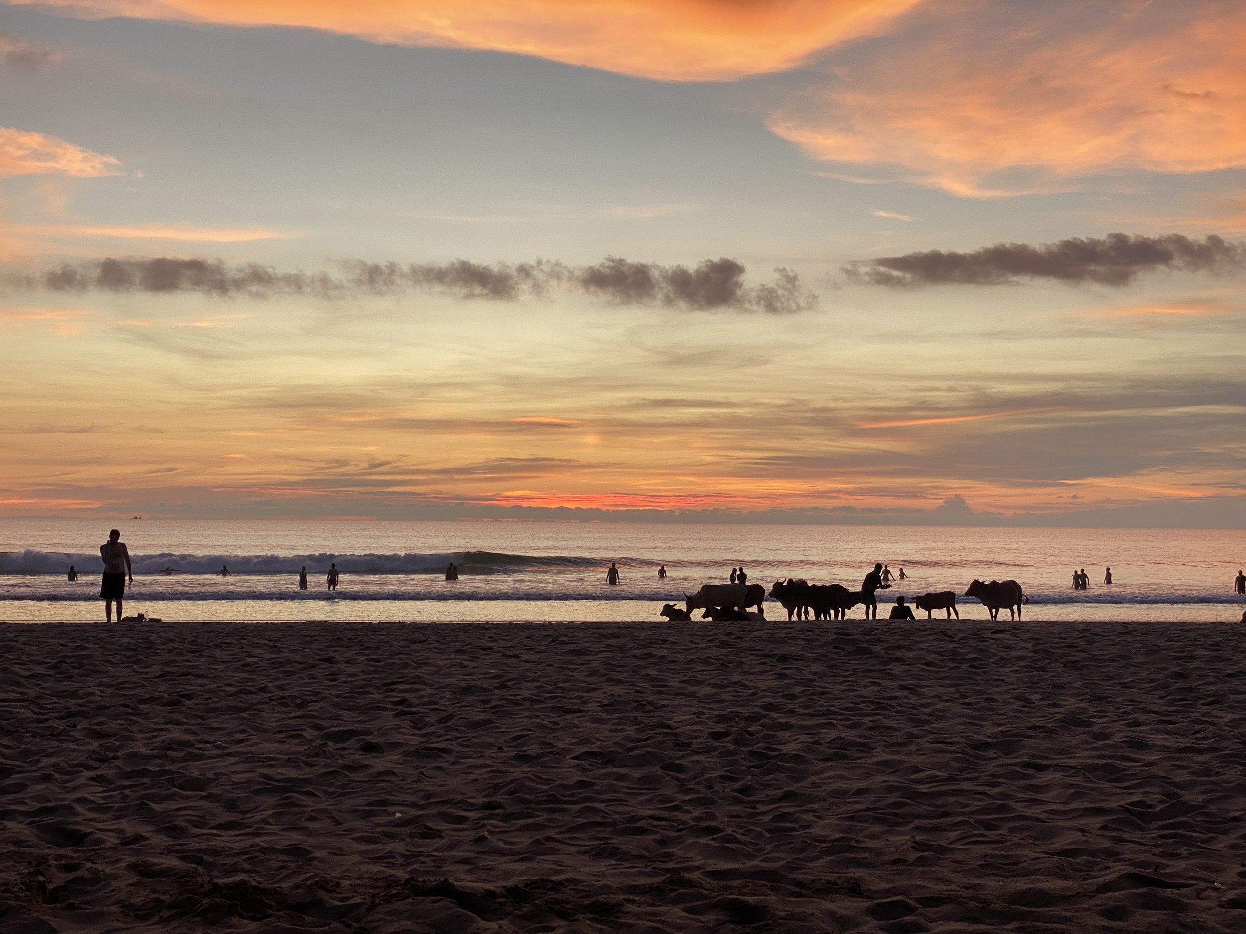India Goa Agonda beach sunset