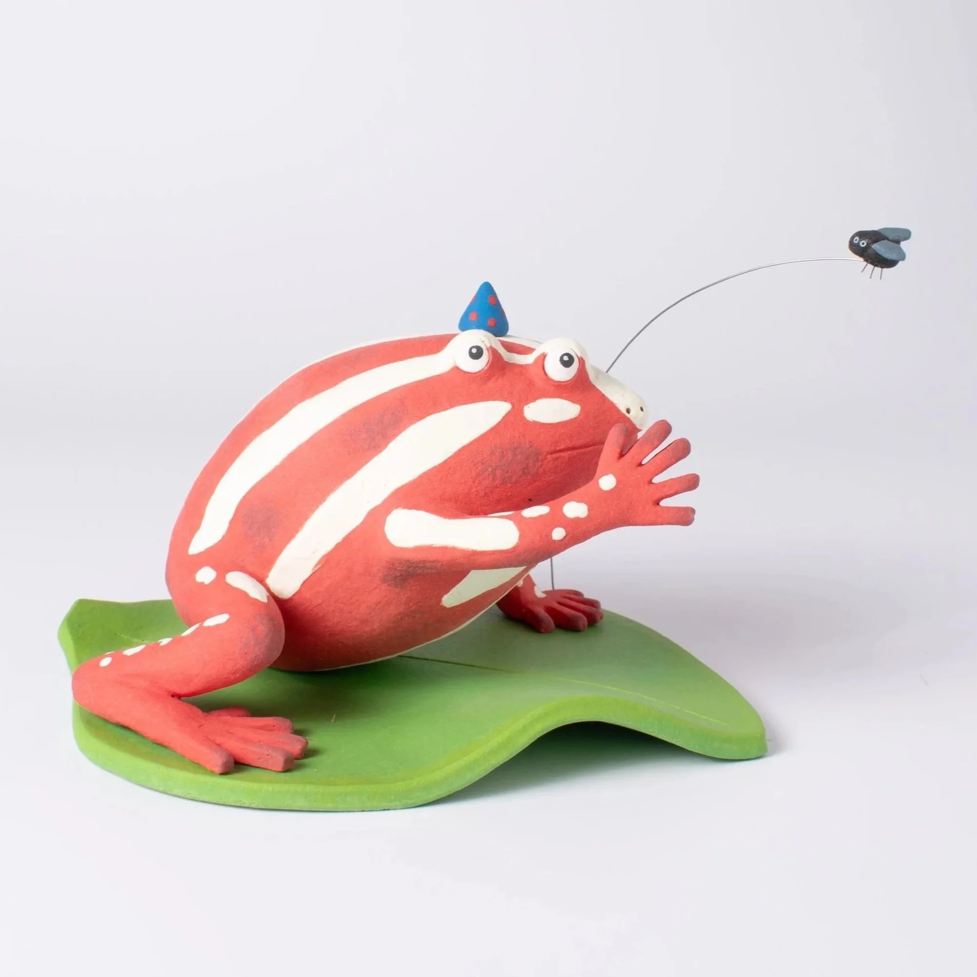 Candy cane frog