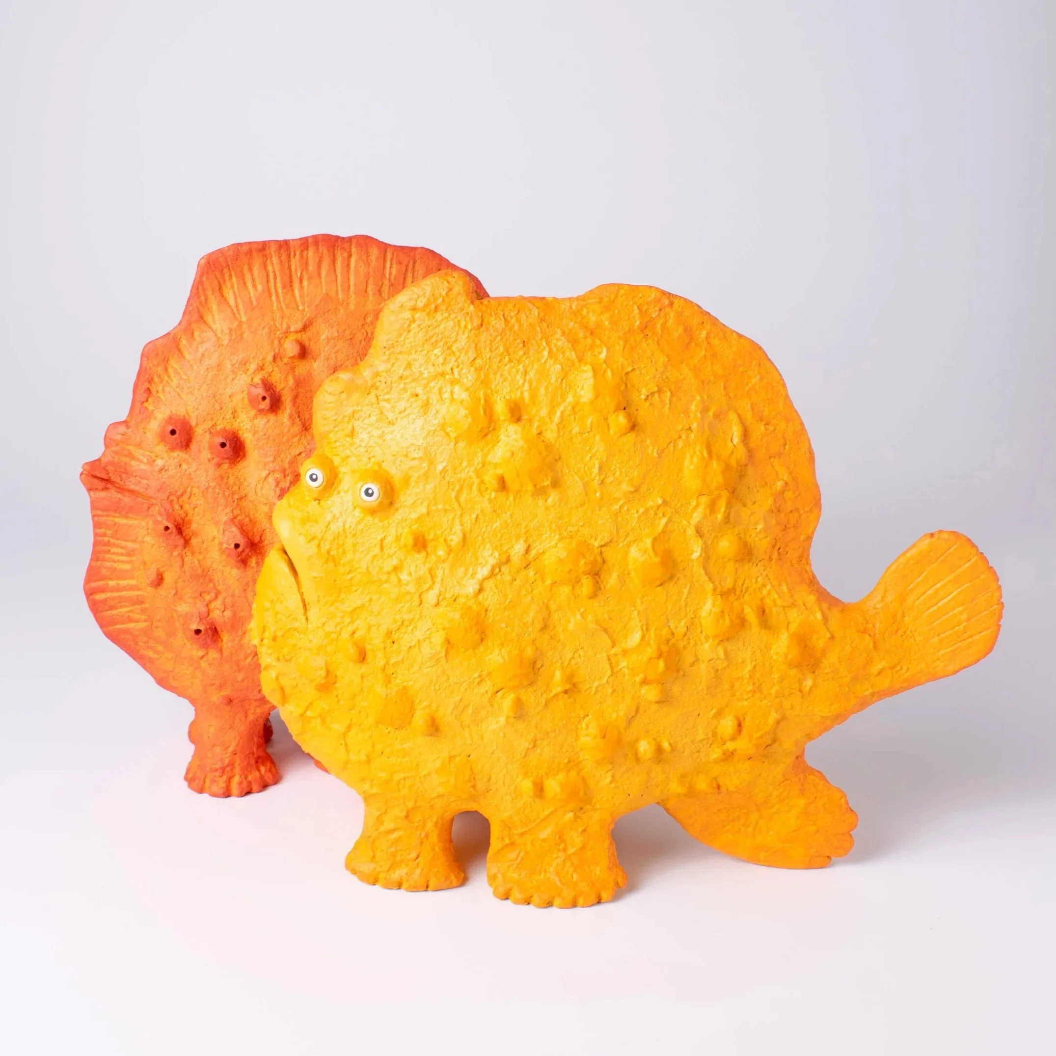 Frogfish and sponge friend