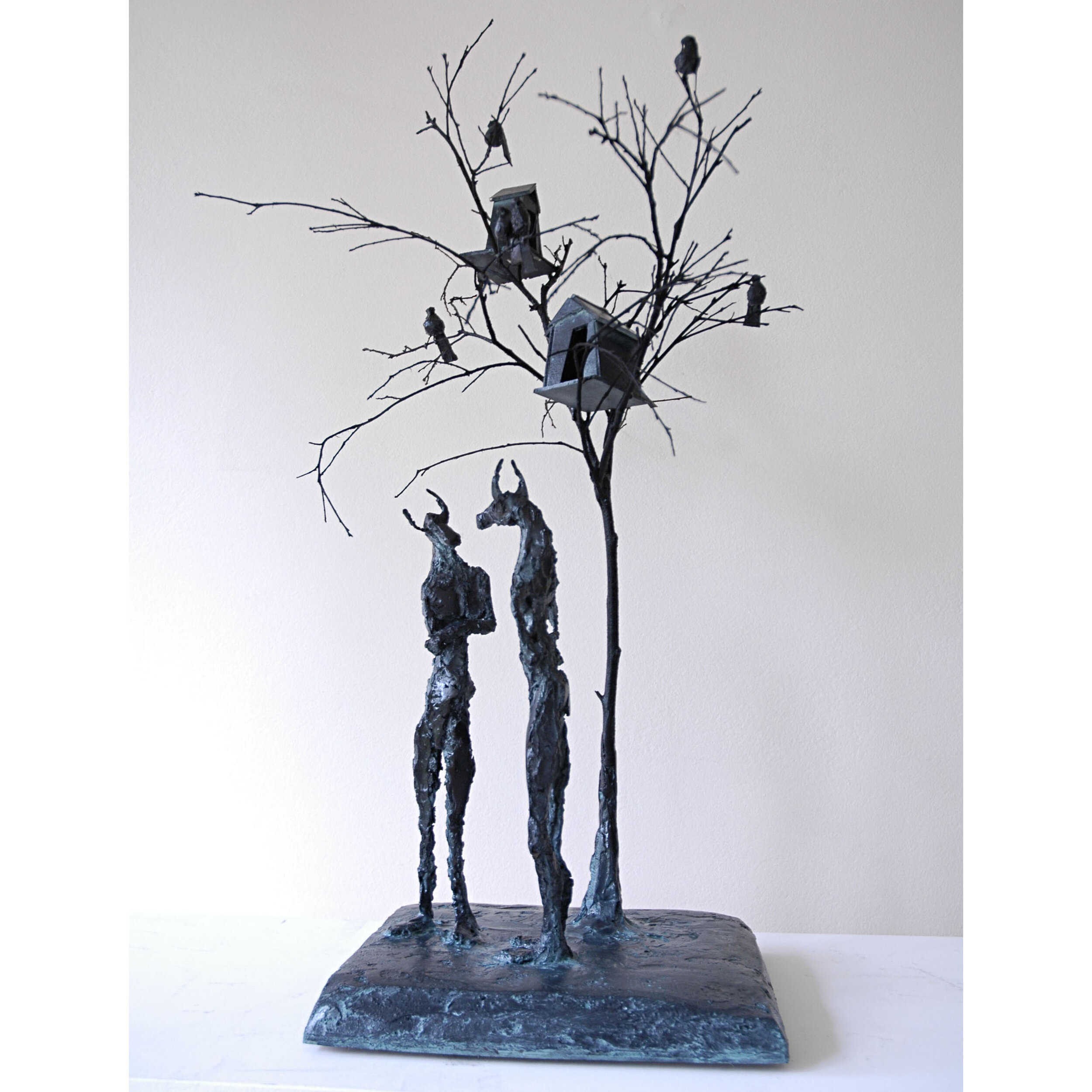 "Tree House" 2009
Wood, acrylic resin, wire
