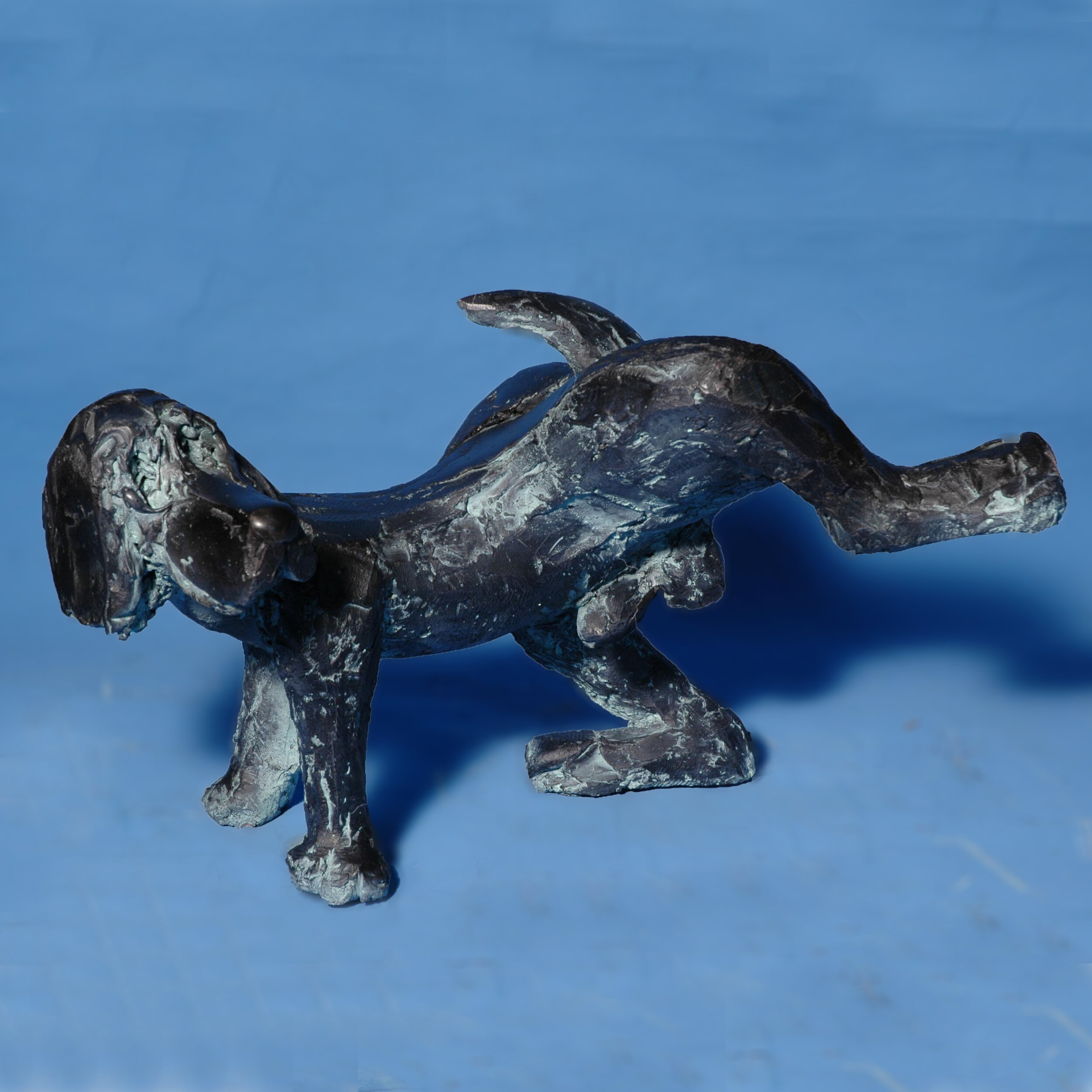"Peeing Dog" 2005
Acrylic Resin, Wire, Steel