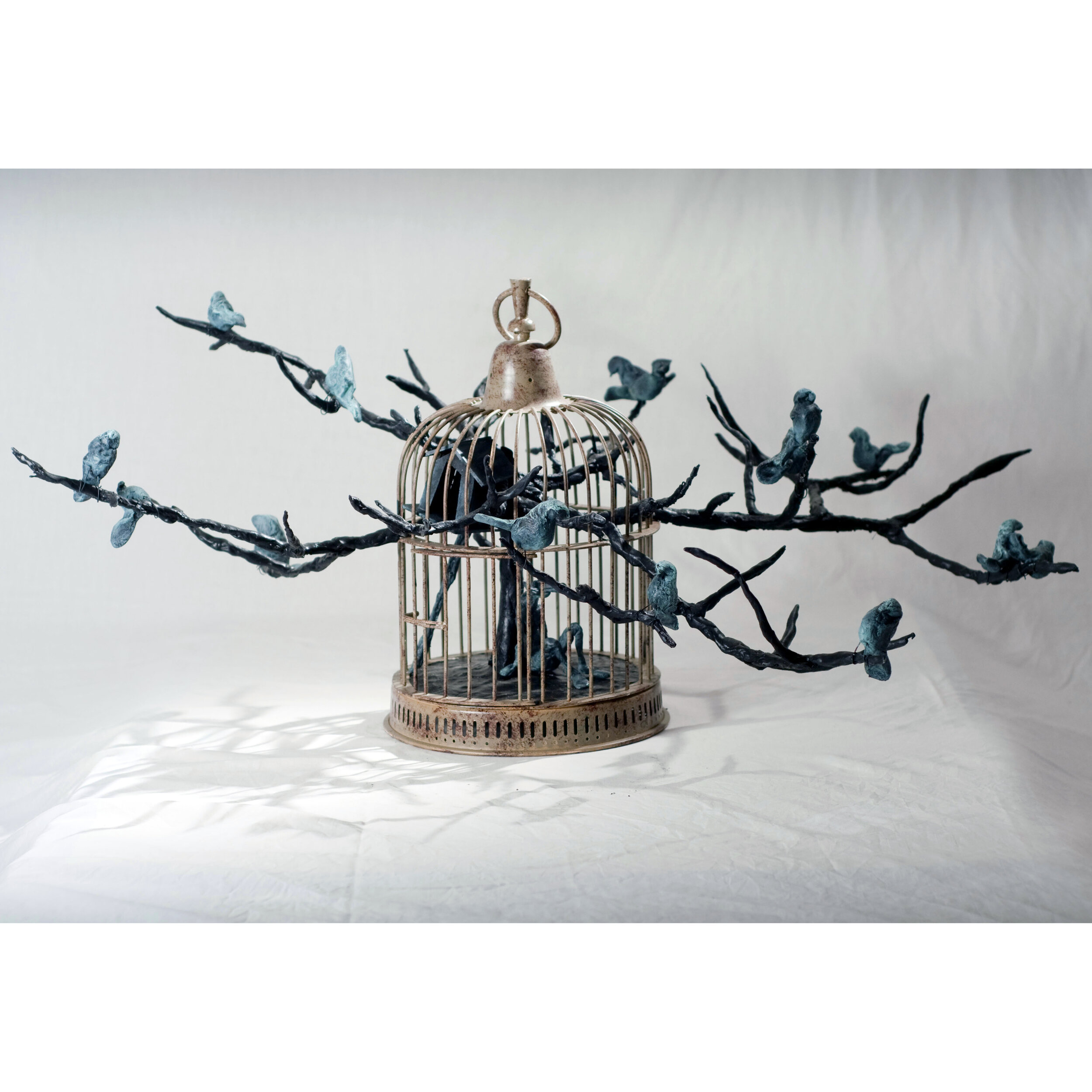 "Tree of Growth" 2009
Steel, wire, resin