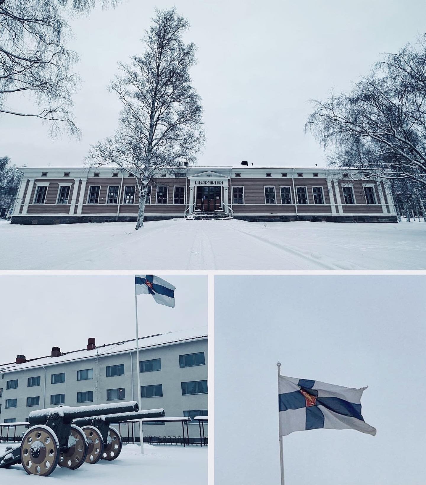 Kasarmilla kaikki hyvin t&auml;n&auml;&auml;nkin ❤️ T&auml;m&auml; levollisuus ei ole itsest&auml;&auml;nselvyys. 
Kiitos sotiemme rohkeille sankareille 🇫🇮 

Hyv&auml;&auml; itsen&auml;isyysp&auml;iv&auml;&auml;! ❄️