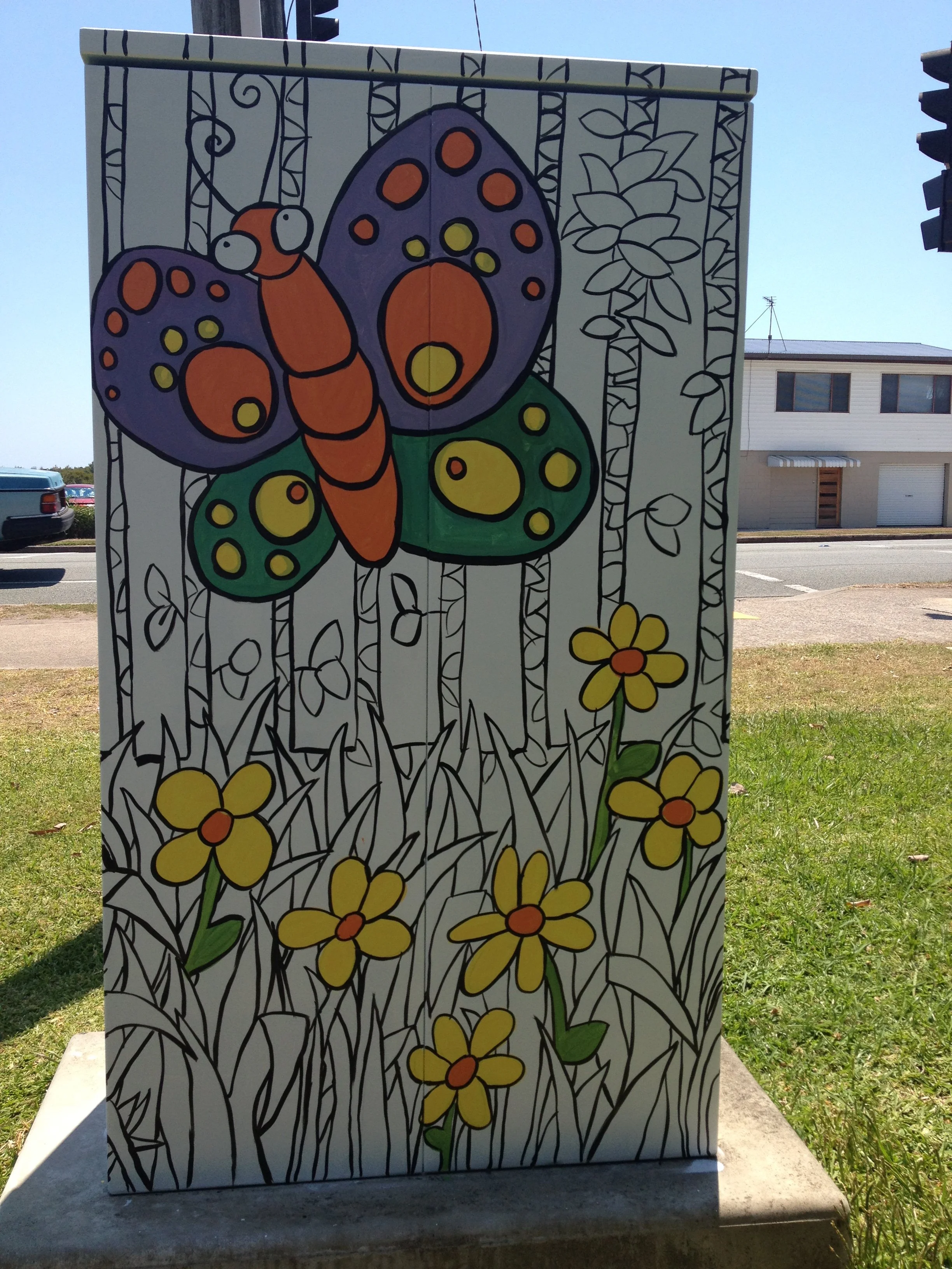 Artbymieke_traffic signal box_Currimundi