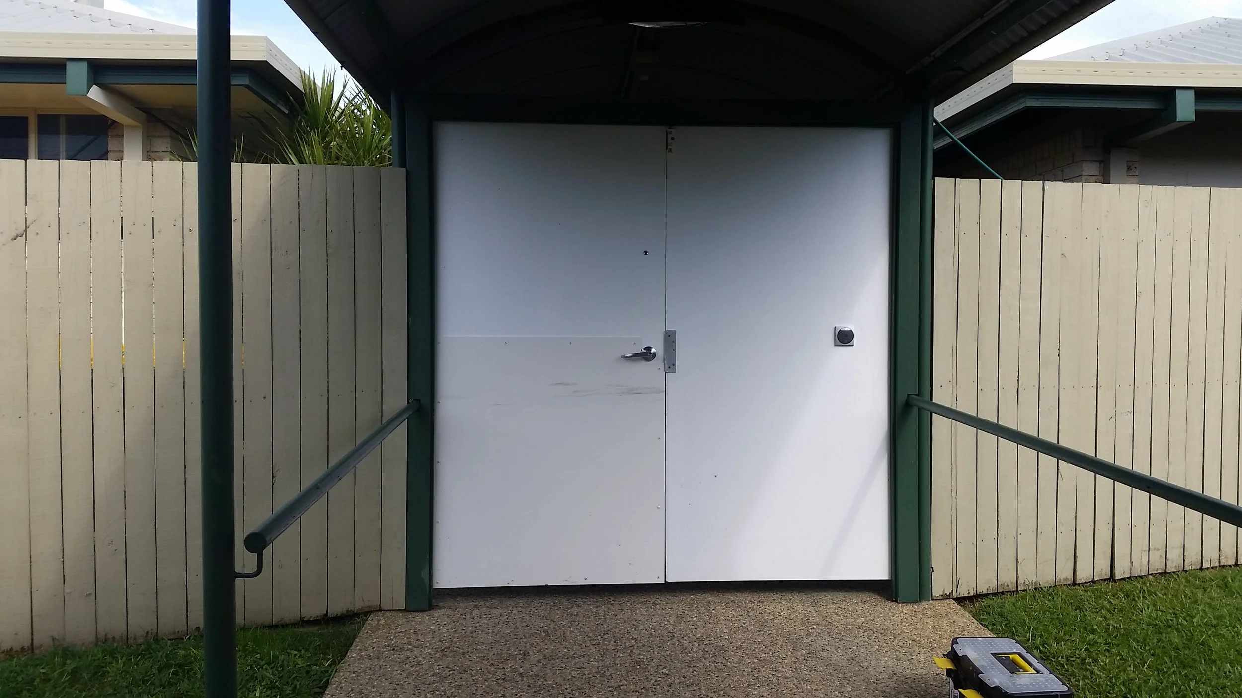 Artbymieke_Adventist Aged care mural_before