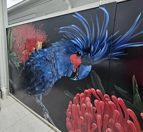 Palm Cockatoo Mural