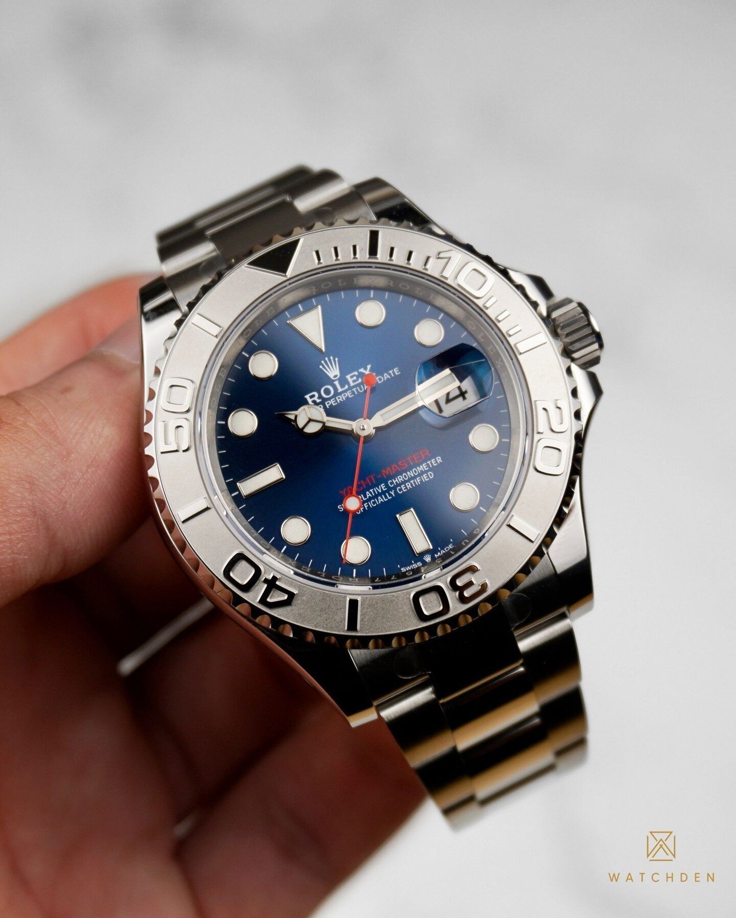 A premium luxury timepiece for the poised, a panache among Yacht Masters built-in platinum, Rolex Yacht-Master 40 Ref. 126622 has carved a unique position of its own. 

Its bezel is made of precious materials, including the Rolex-exclusive Rolesium, 