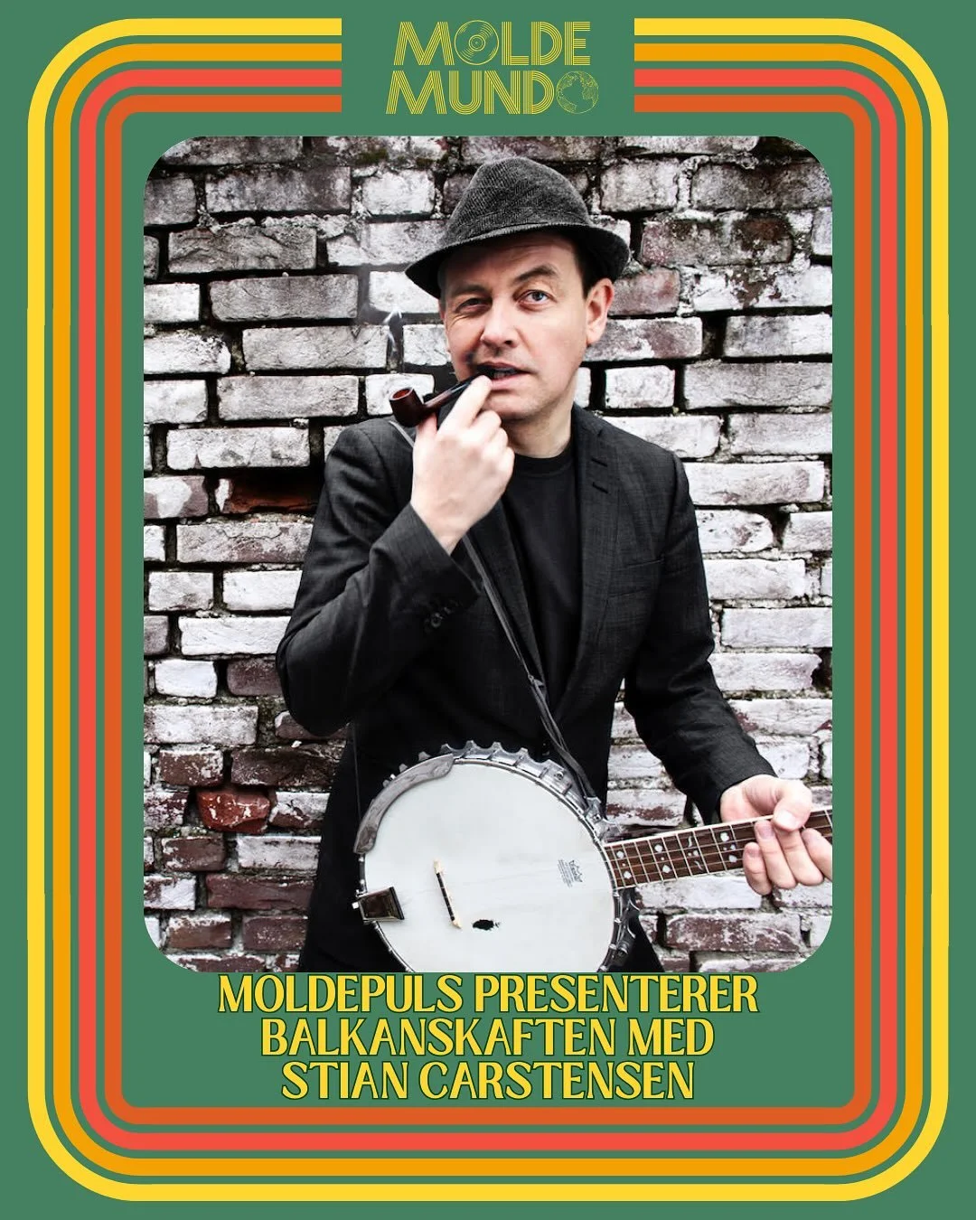 🌎 MOLDE MUNDO 2025 🌍
11 konserter p&aring; 4 fire dager, p&aring; 4 spillesteder i Molde by ‼️

🗓️ Onsdag 29. oktober: 

Balkansk aften: Stian Carstensen p&aring; @sydmolde 

🗓️Torsdag 30. oktober: 

Mariachi Sol de Oslo p&aring; @dietankstellemo