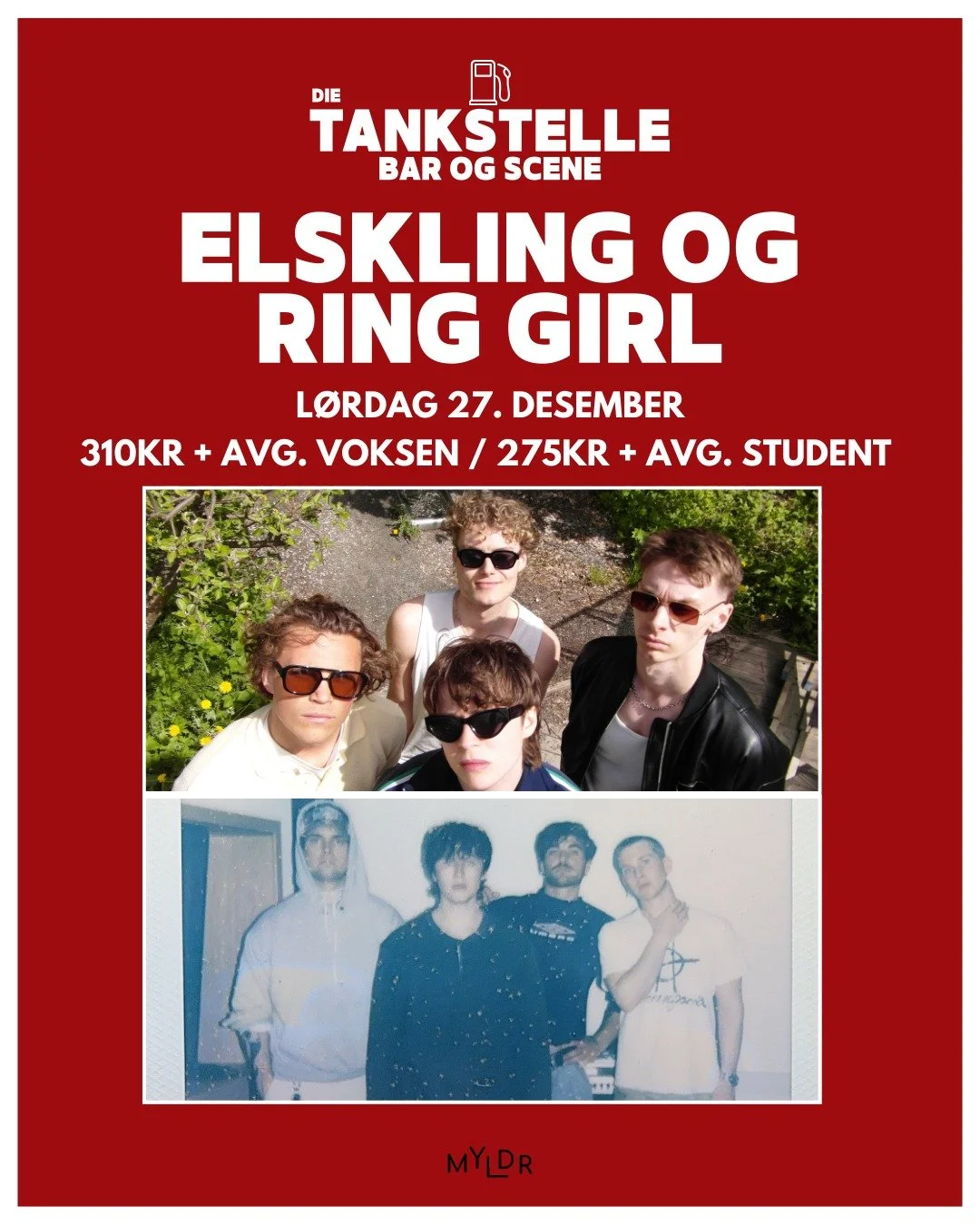 I dag gleder vi oss utrolig mye til &aring; endelig f&aring; hjemmedebuten til b&aring;de Elskling og Ring Girl p&aring; Die Tankstelle 🤩 Det er fortsatt noen billetter igjen via link i bio eller tikkio.com 

20:00 D&oslash;rene &aring;pner 
21:00 R