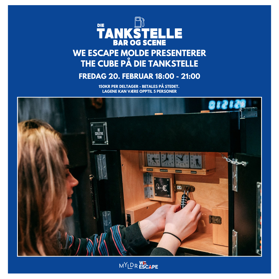 WE ESCAPE PRESENTERER THE CUBE 