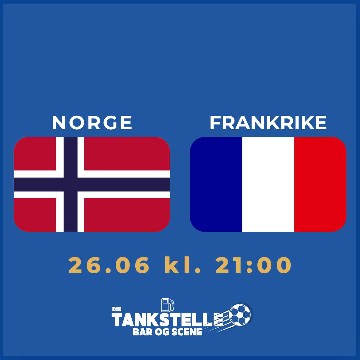 KUN DROP-IN // NORGE - FRANKRIKE