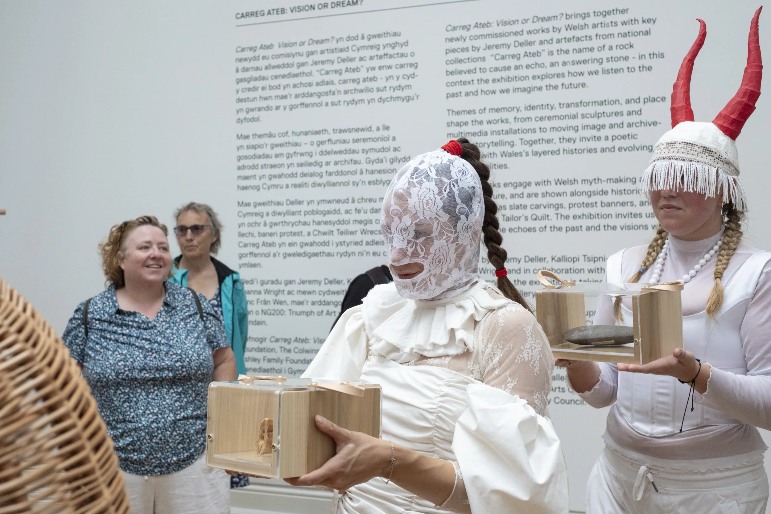 Carreg Ateb with Frân Wen at Oriel Mostyn