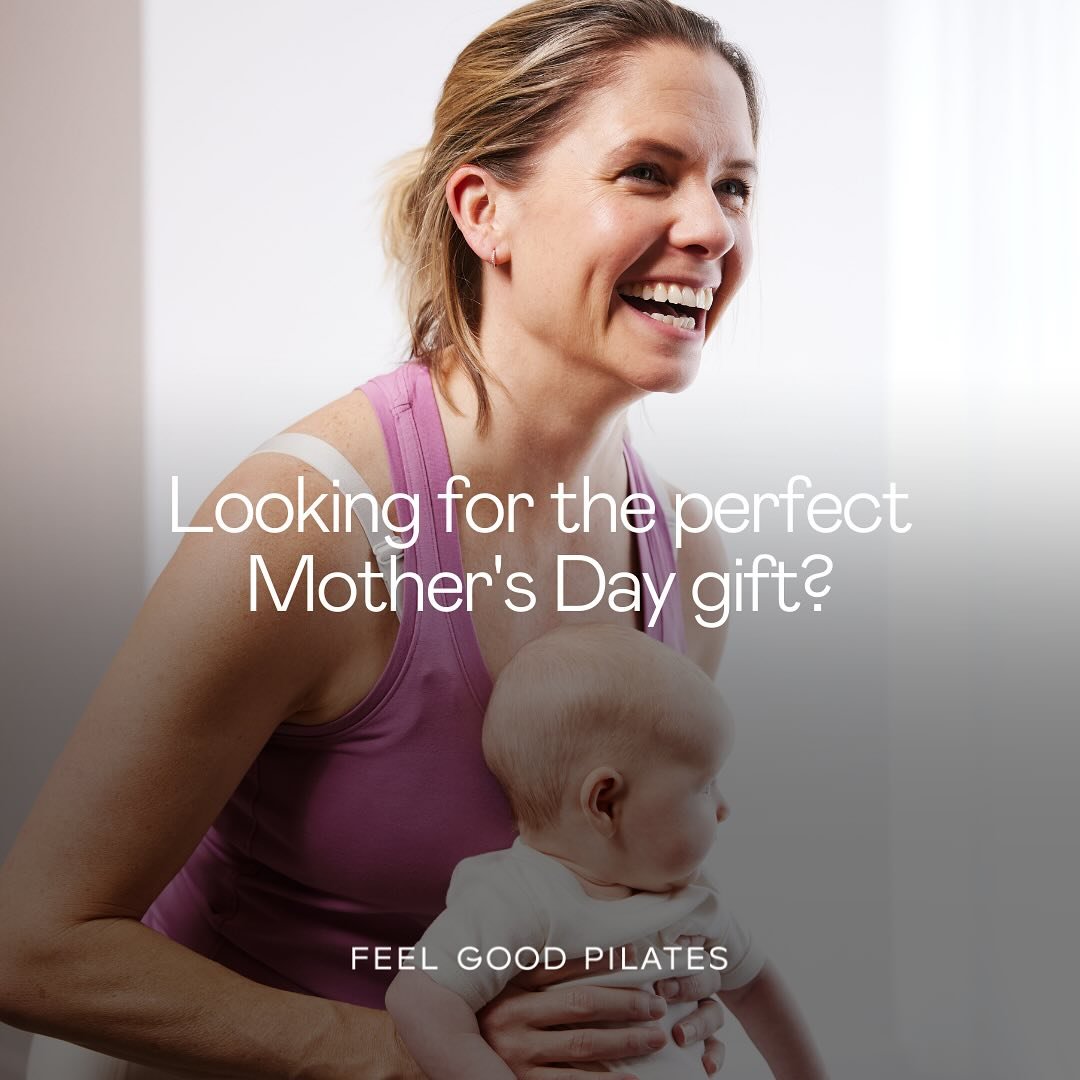 Give the gift of pilates this Mother&rsquo;s Day with a Feel Good gift card! 🥰

From expecting, new mums to those who love staying active, and even over 55, our class styles cater to every mum! 

Treat her to a class that will leave her feeling stro