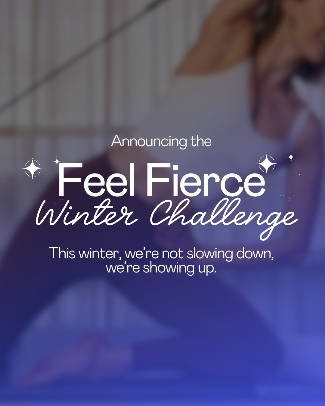 Introducing the Feel Fierce Winter Challenge, your 6-week commitment to feeling stronger, more consistent, and absolutely unstoppable! 🔥

30 June &ndash; 10 August
✨ Set your own goal of 3, 4, 5, 6 or 7 classes per week
✨ Tick off your progress on t