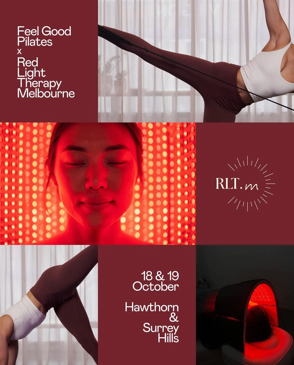 &hearts;️&hearts;️ GIVEAWAY TIME&hearts;️&hearts;️

We've partnered with our friends @rlt.melbourne to bring our Feel Good community some glowing perks ✨✨

Experience the benefits of Red Light Therapy! A safe treatment that can boost muscle recovery,