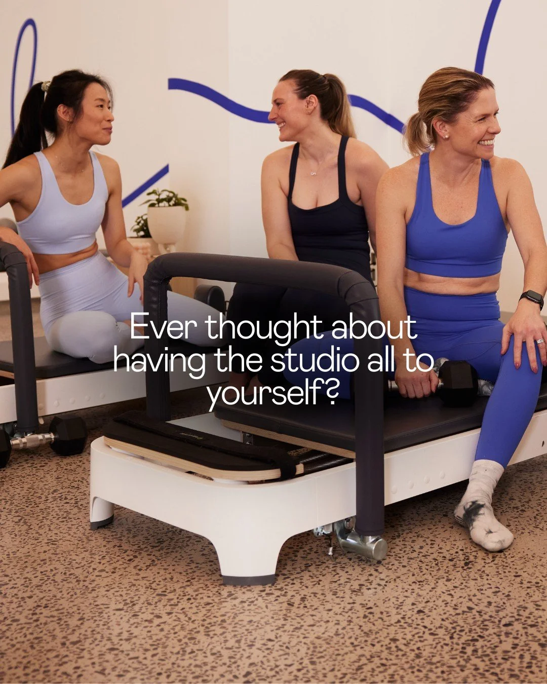 Did you know you can hire out our studio for private group classes or events? 💁&zwj;♀️ 

Get your work team together and bring them down for a team sweat! 

Maybe your regular run club wants to try something new? Or celebrate your next milestone wit