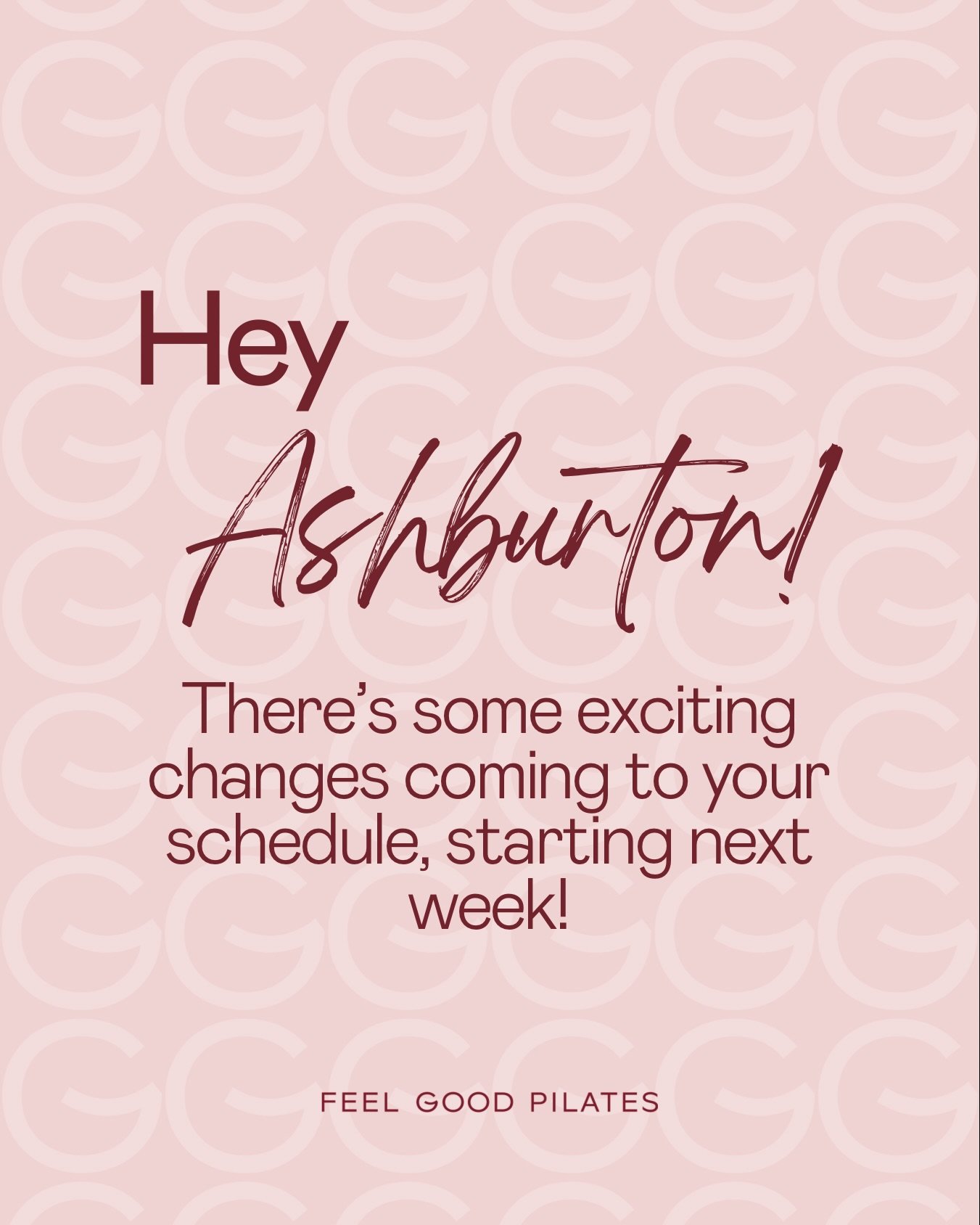 📣 ASHBURTON CREW, A QUICK SCHEDULE PSA 📣

Because the right class at the right time can change everything!

When life is full and energy is precious, your pilates classes should fit in, not be another thing to juggle. So we&rsquo;ve made a couple o