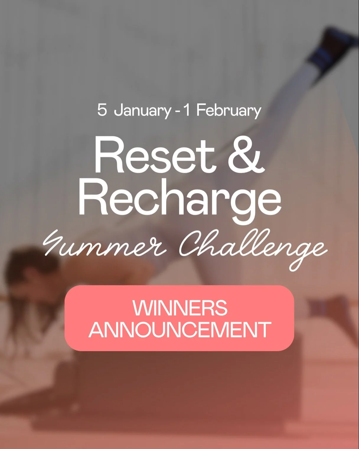 AND THE WINNERS ARE&hellip; 🥁🥁🥁

A massive congratulations to all of the grand prize and mini prize winners from the Reset &amp; Recharge Summer Challenge 👏🏻

Your commitment and enthusiasm didn&rsquo;t go unnoticed, and we loved watching it! 

