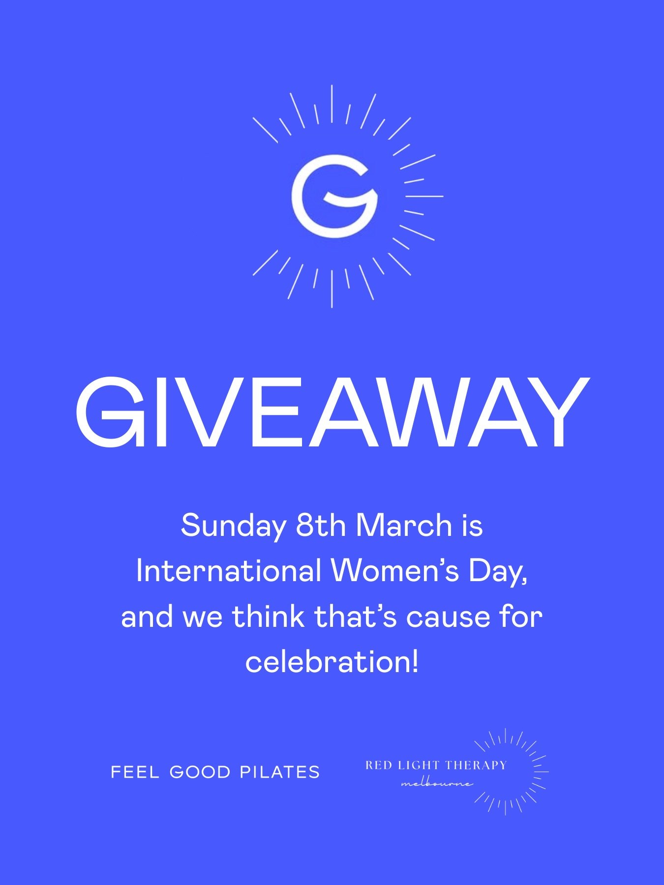 🎉&nbsp;GIVEAWAY TIME!! 🎉 

Sunday 8th March is International Women&rsquo;s Day, and together with our friends at @rlt.melbourne, this weekend we&rsquo;re running a giveaway to celebrate the incredible women in our community 💙

There will be 2 give