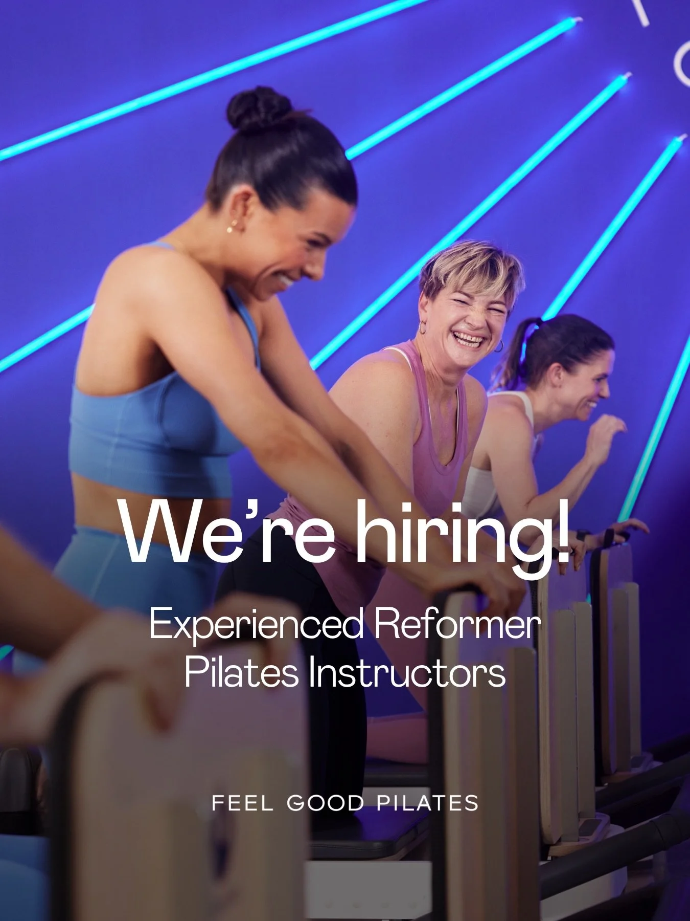 We&rsquo;re growing our Feel Good Pilates team, and we&rsquo;re looking for amazing reformer pilates instructors to grow with us!

Yes, the perks are pretty great 👀
But the best part? Joining a team that genuinely wants to help you thrive!

Think: i