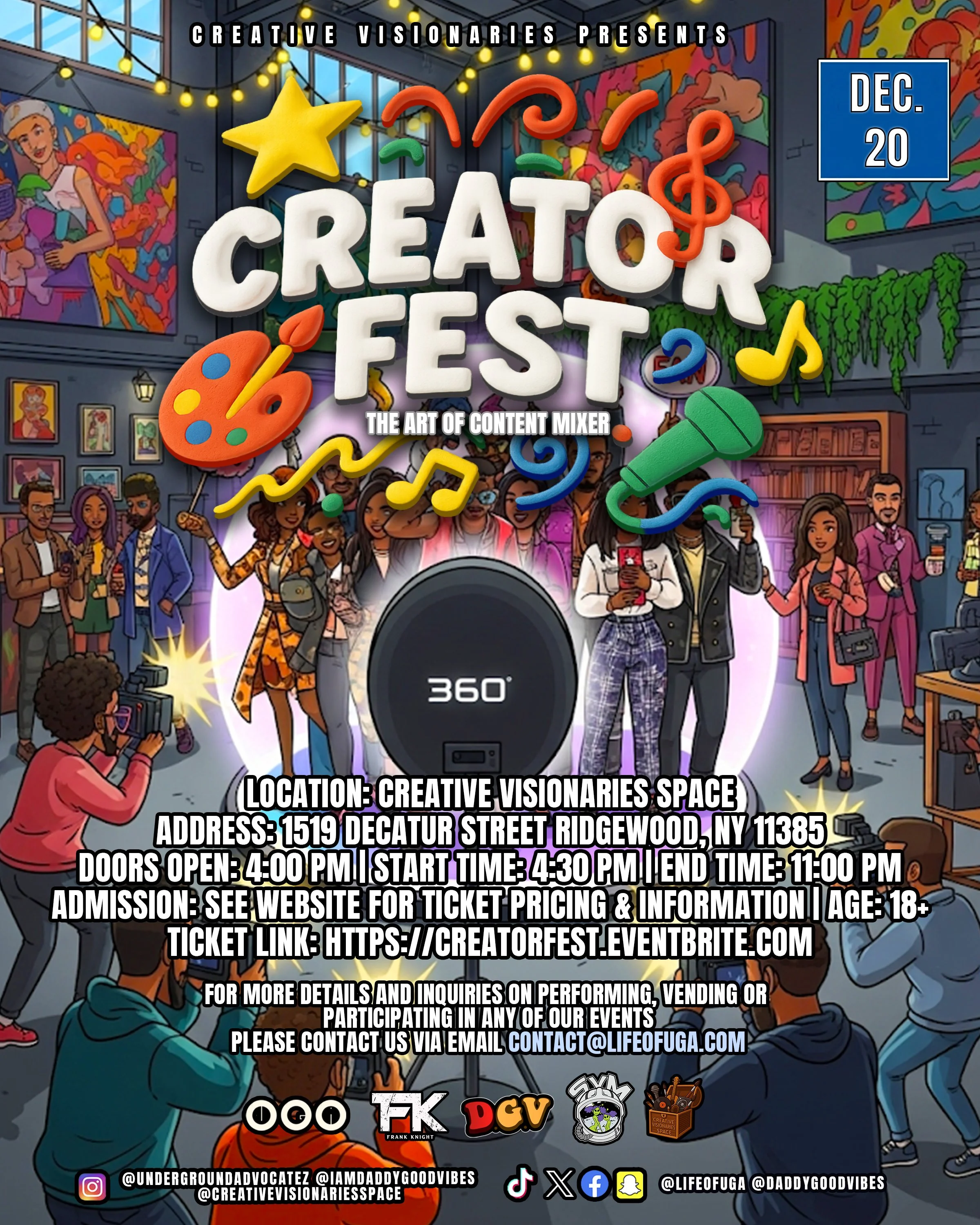 Creator Fest: The Art of Content Mixer