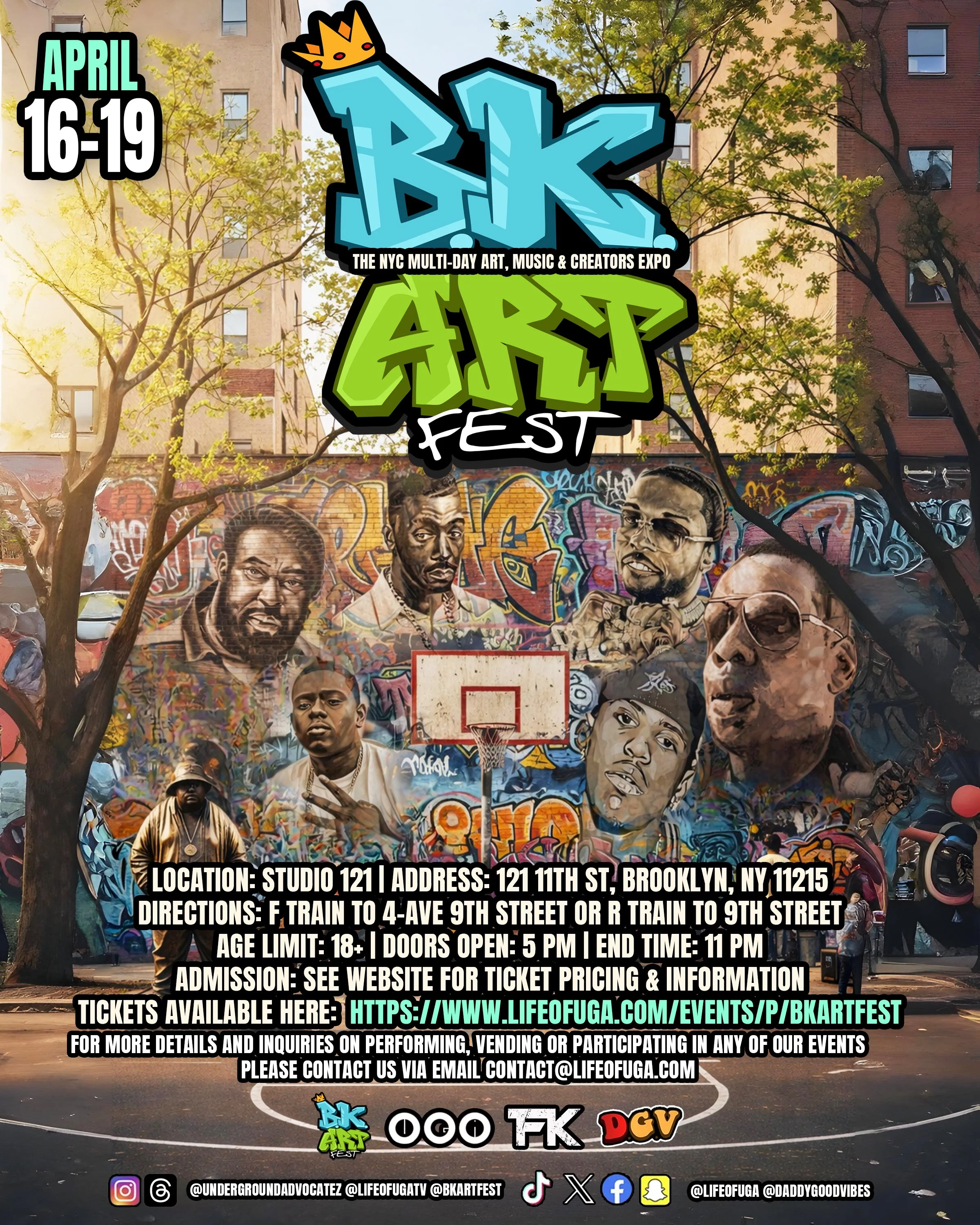 B.K. Art Fest: The NYC Multi Day Arts, Music & Creators Expo (Spring Edition)