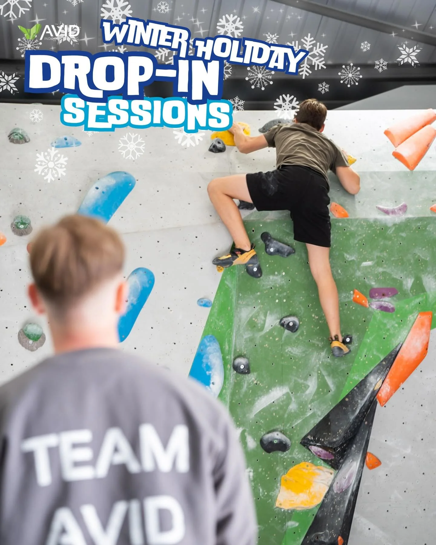 ❄️☃️Winter Holiday Drop- Ins &hellip;

Our Winter Drop In sessions are a great opportunity for young climbers to explore the centre without parental supervision! 🏂
⁠
These supervised sessions are run by our Avid team and are suitable for ages 7-14 (