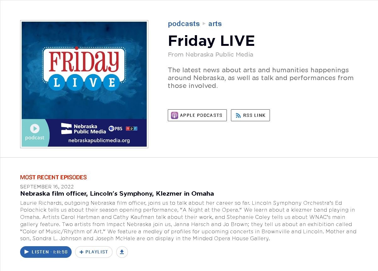 Friday LIVE: Nebraska Public Media