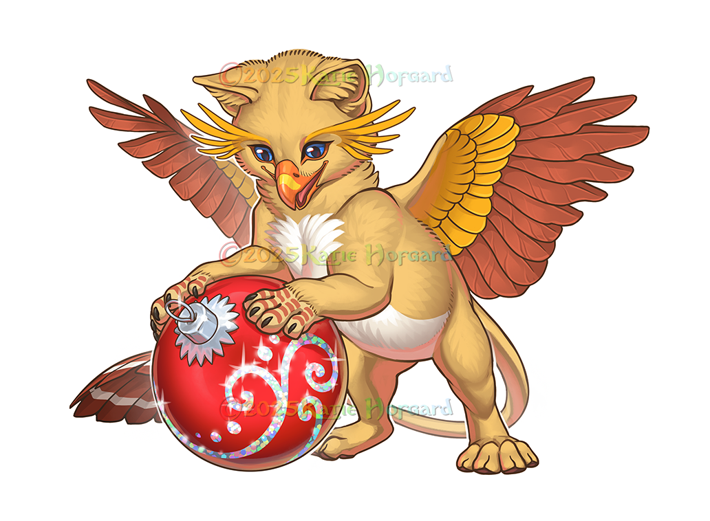 A Series of Holiday-Themed Baby Griffins by Katie Hofgard. Can you match the babies with the grown-ups above?