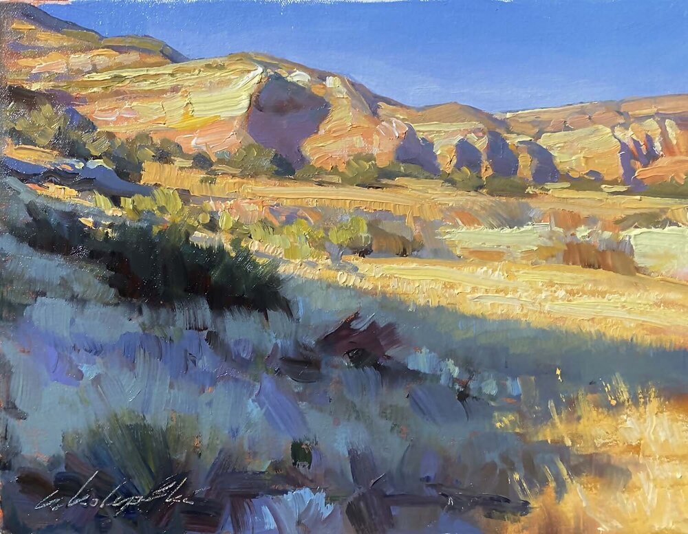 Near Wastewater Canyon | 11x14 inches | Oil | © Chris Kolupski