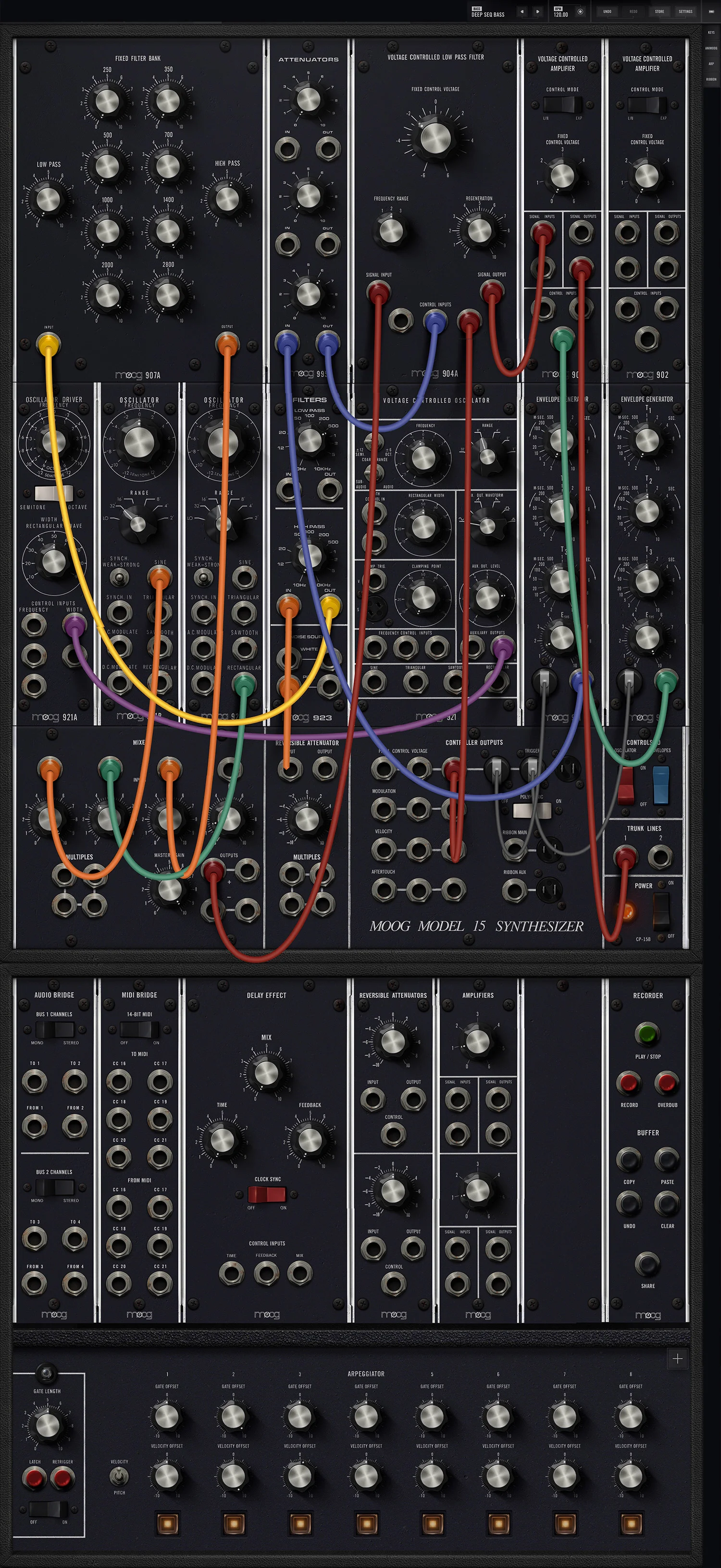 Moog 15 iOS App Full View
