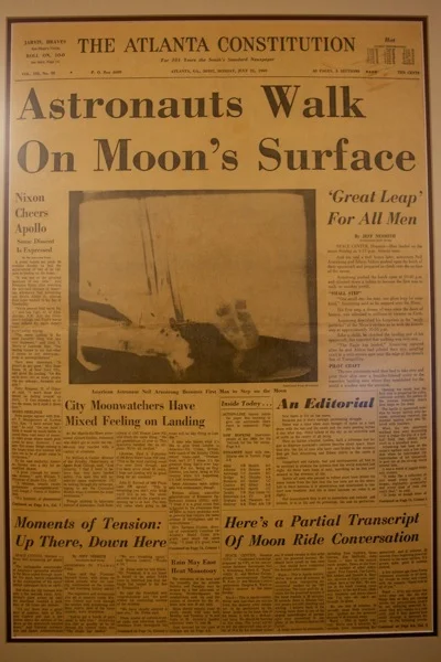 July 20, 1969 - Astronauts Walk on Moon's Surface