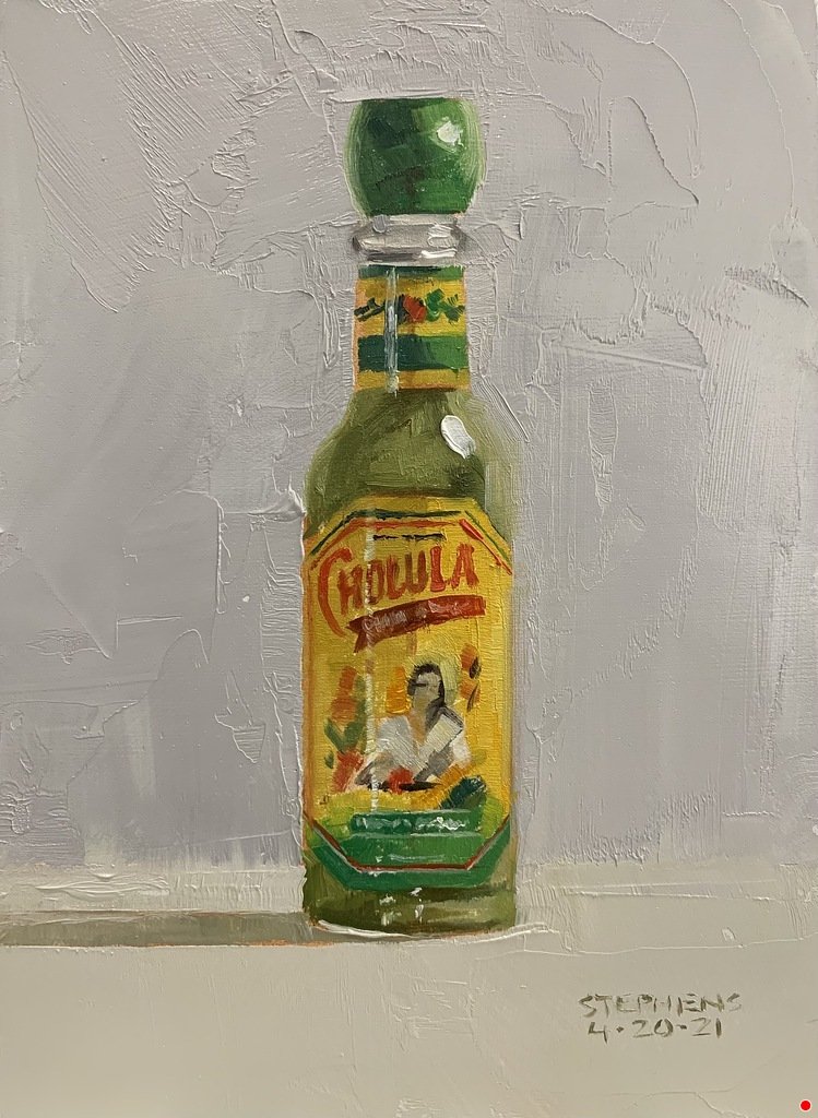 Green Cholula | Oil ‐ Hardboard | 7 x 5 in. | © Craig Stephens