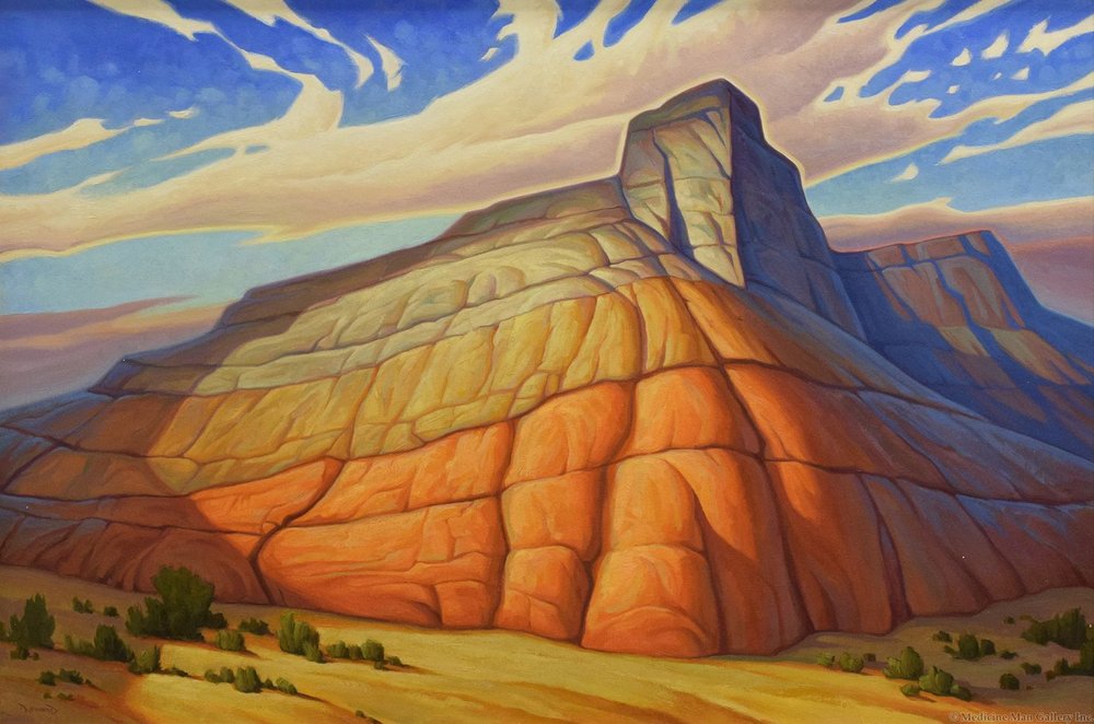 Desert Sentinel | 60x40 in | Oil | © Greg Newbold