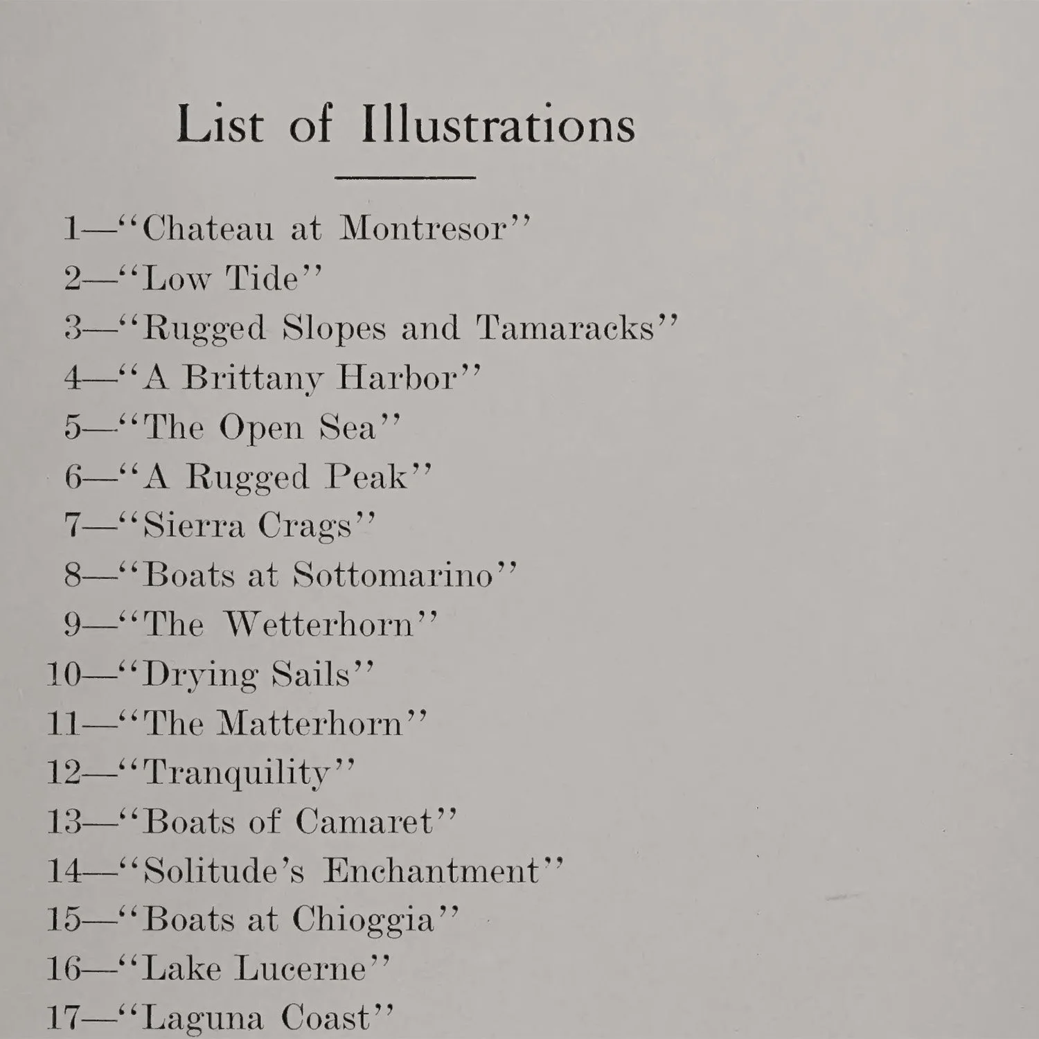 List of Illustrations