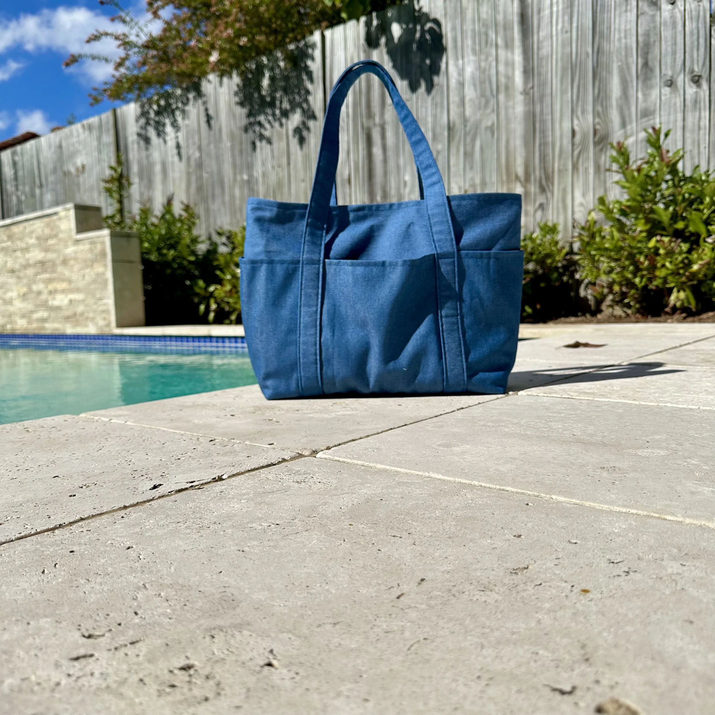 Denim tote bag sewing class