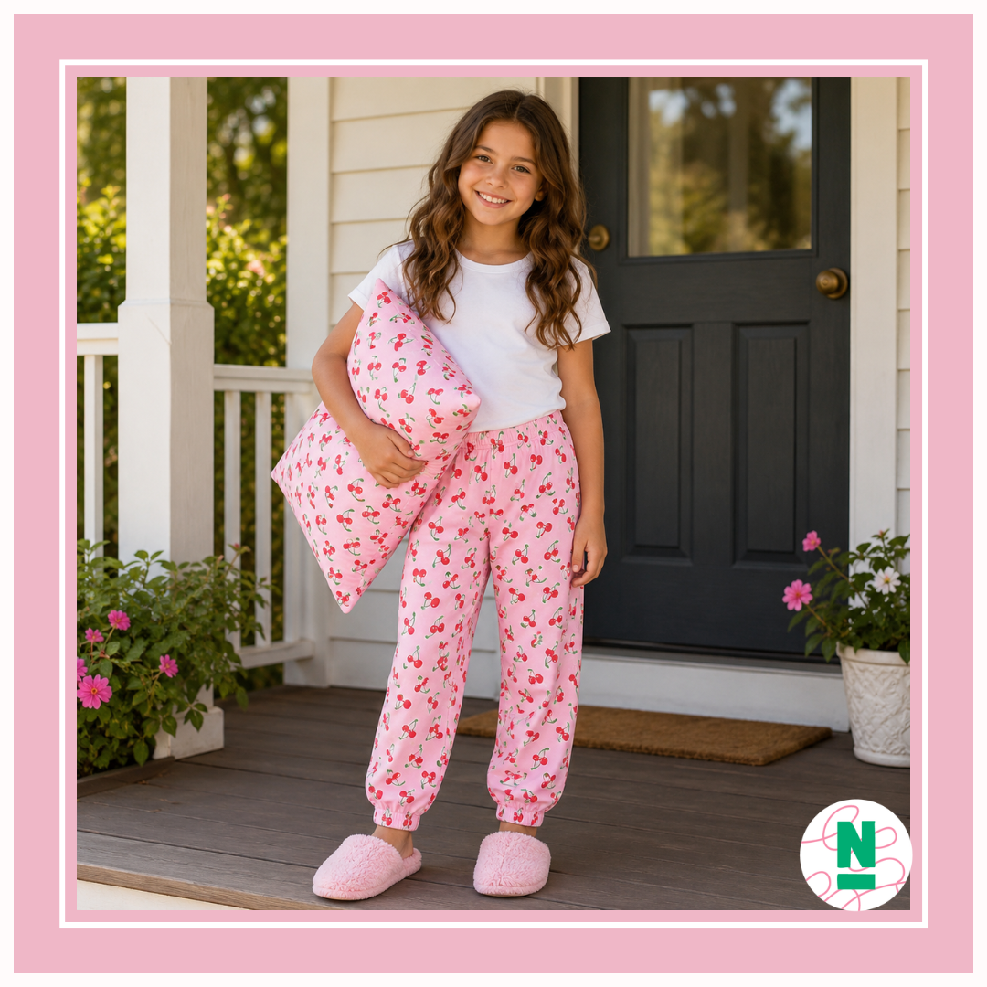 15th July  (Wednesday) - Flannelette pyjamas pants and matching pillowcase.