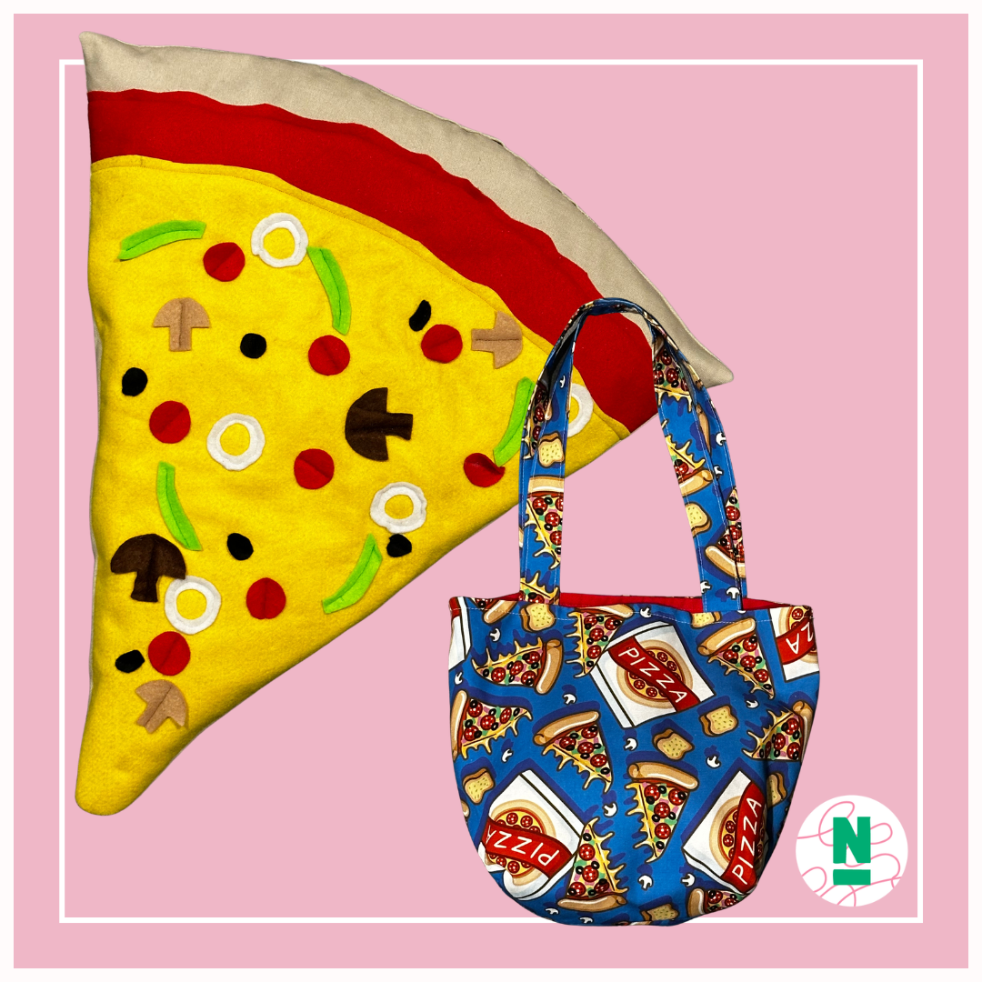 16th July  (Thursday) - Pizza Cushion and Pizza Tote bag