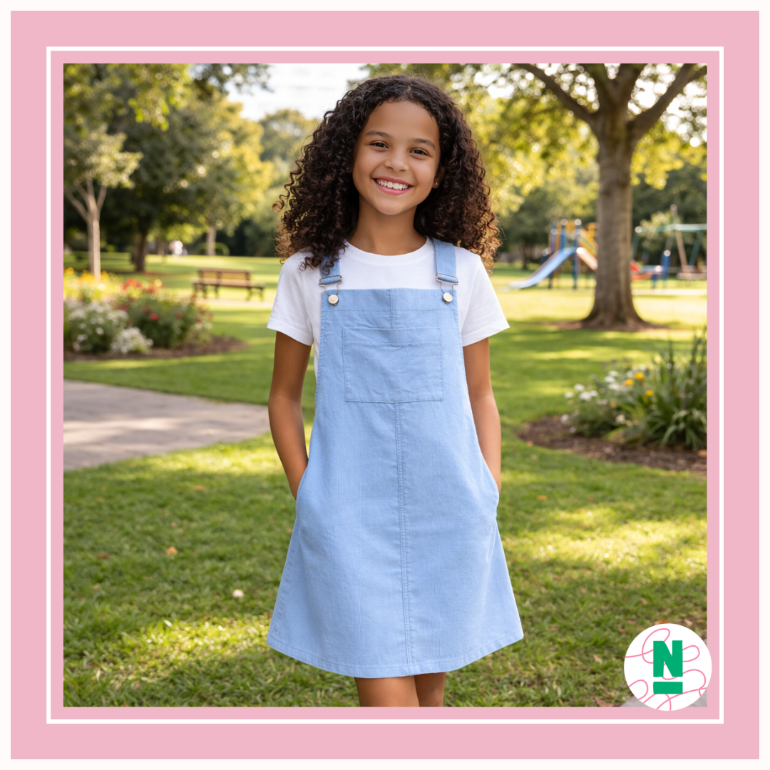 13th April  (Monday) - Pinwale Corduroy Pinafore